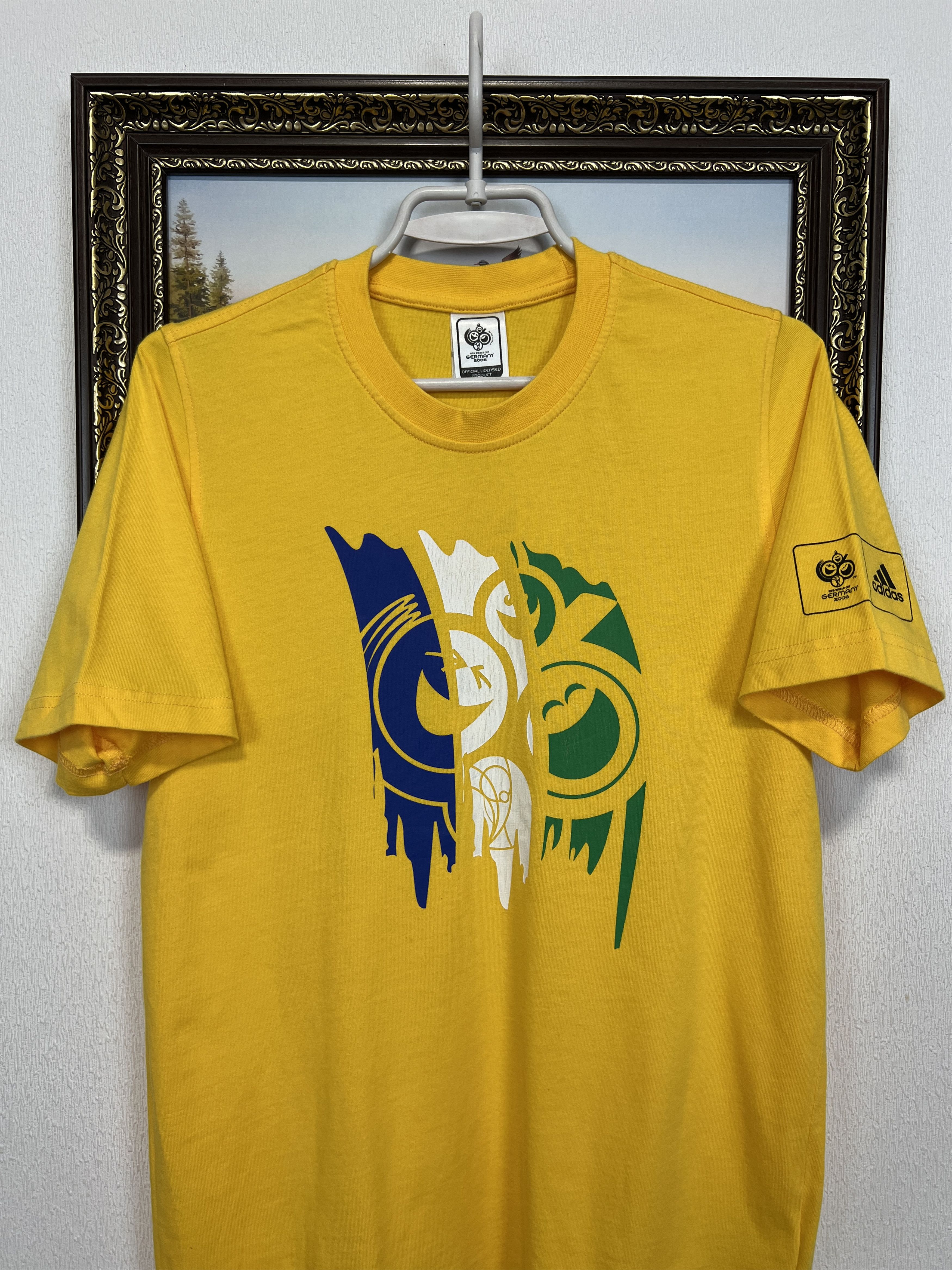 Adidas Vintage Brazil Football World Cup Shirt Soccer Jersey Trikot Size US S / EU 44-46 / 1 - 2 Thumbnail