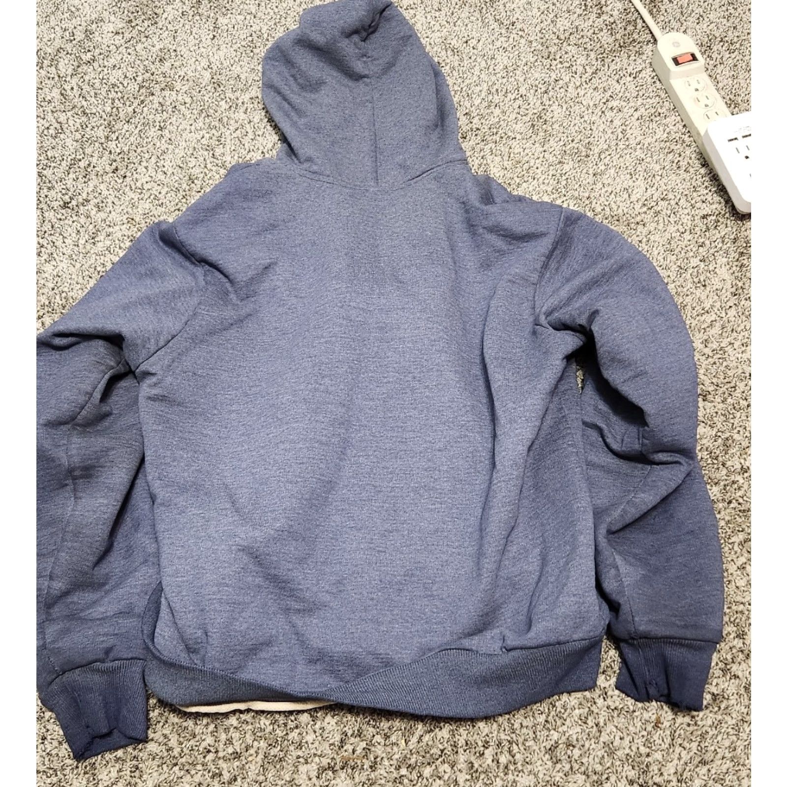 Carhartt VINTAGE Carhartt Hoodie Shirt Mens L Blue Full Zip 90s Rugged Outdoor Wear Thermal Thick Size US L / EU 52-54 / 3 - 2 Thumbnail