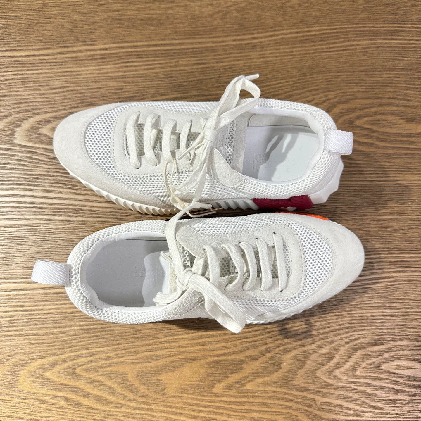 Hermes HERMES Jan1034 Bouncing Mesh Sport Casual Sneakers EUR 38 Size US 7 / IT 37 - 4 Thumbnail