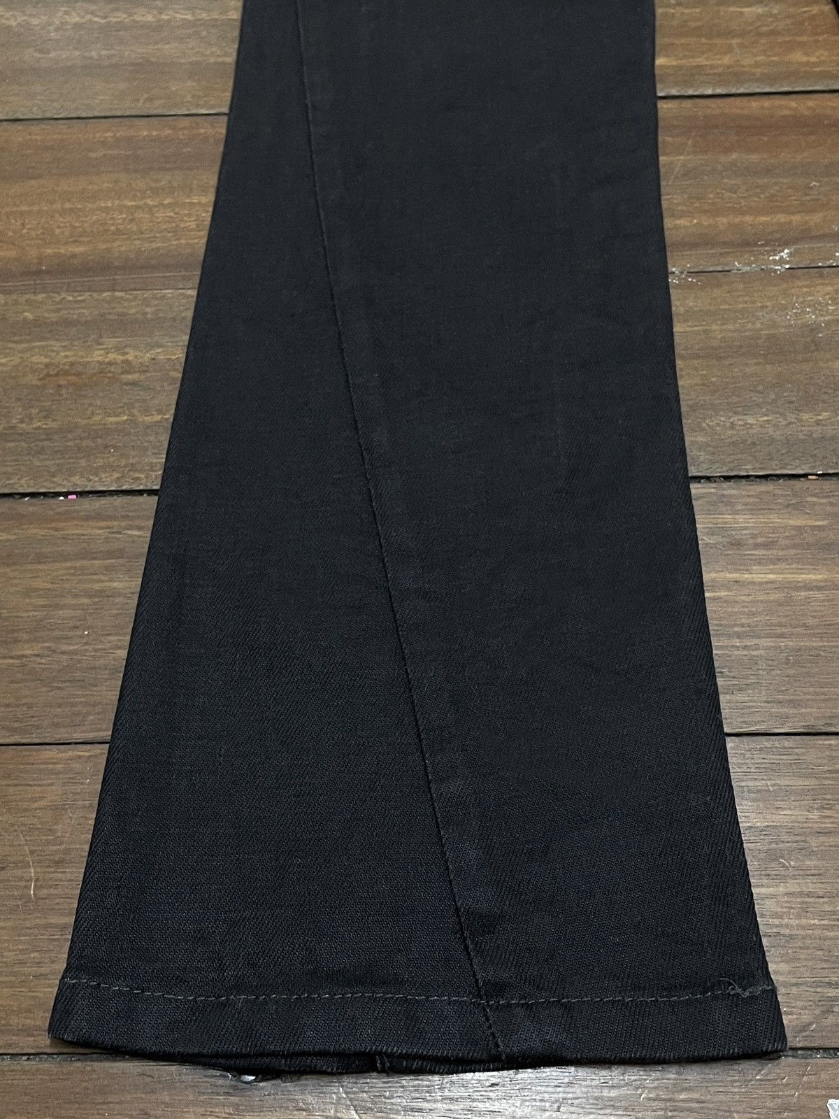 14th Addiction Rare Design Vintage Tornado Mart Flared Waxed Jeans 2000s Size US 28 / EU 44 - 5 Thumbnail