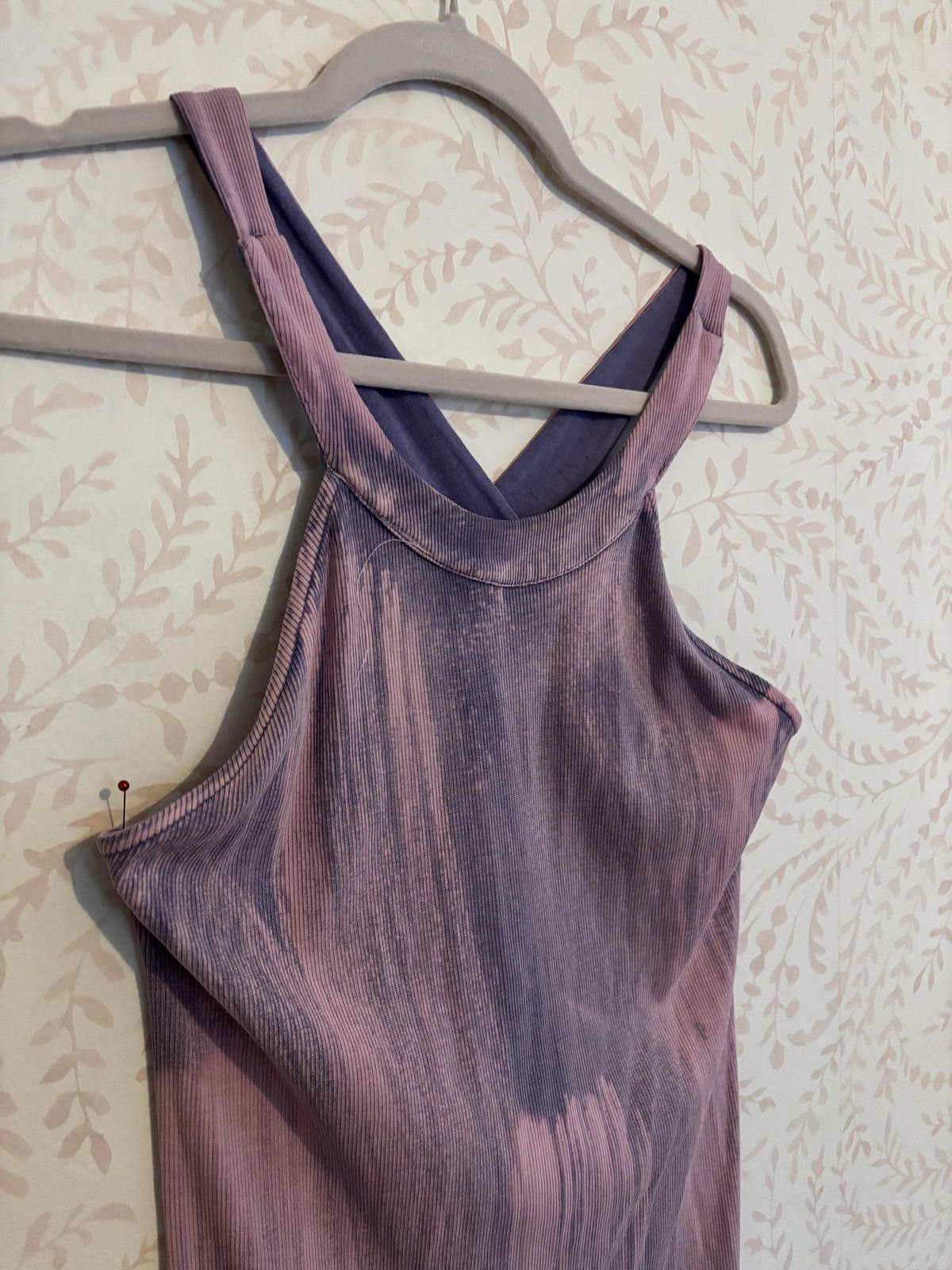 Other Young, Fabulouls and Broke Y2K Purple Acid Wash Dress L Size L / US 10 / IT 46 - 4 Thumbnail