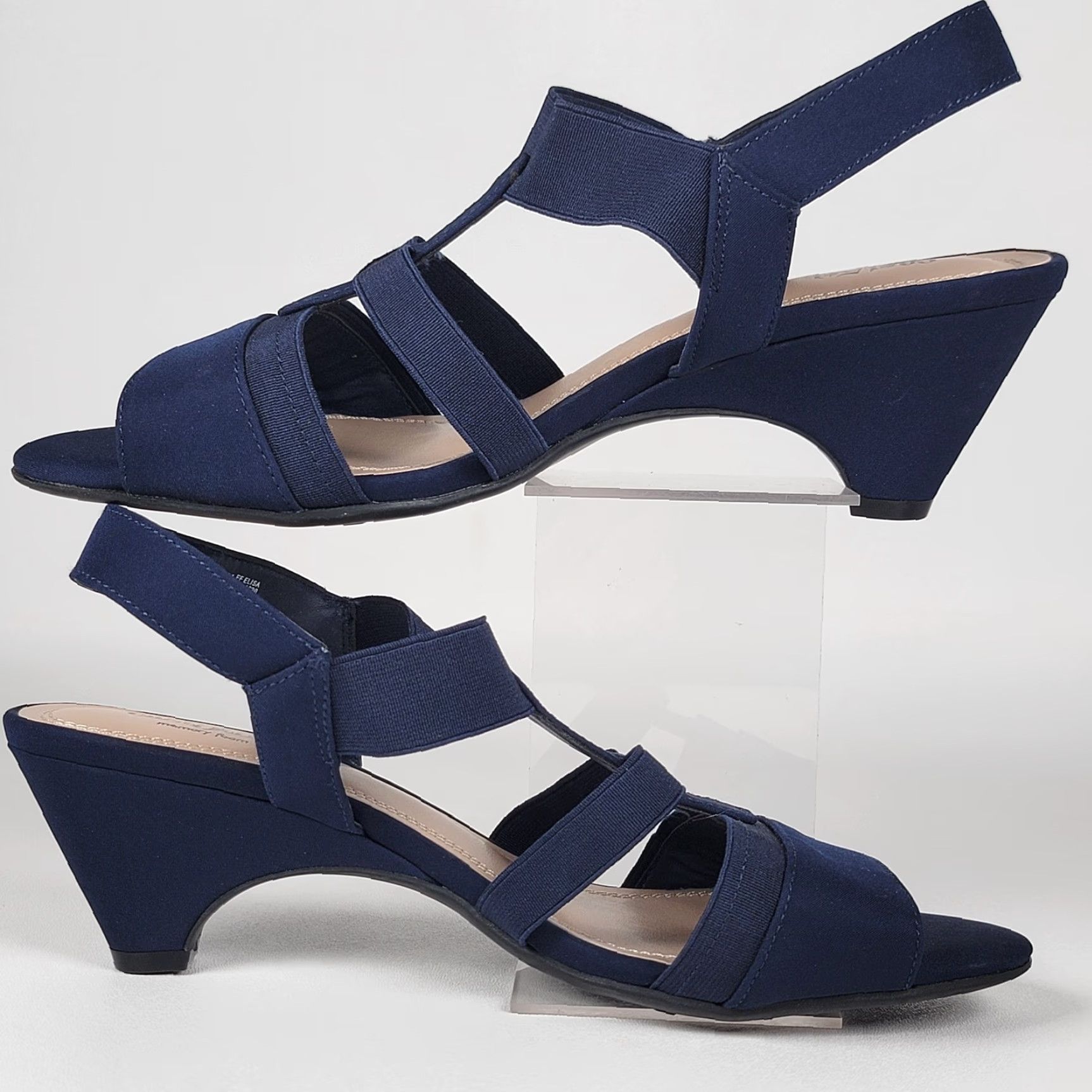 Vintage East 5th Memory Foam Strappy Sandals Women Blue Size 8.5 M Size US 9 / IT 39 - 4 Thumbnail
