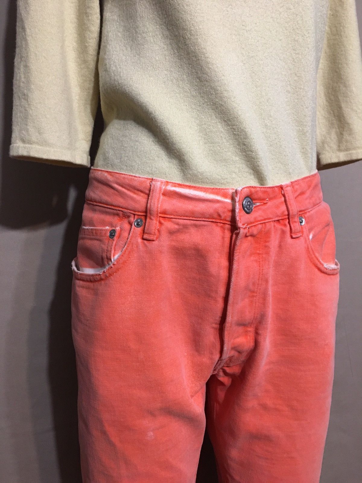 Golden Goose Golden Goose Deluxe Brand Peach White Jeans Size 30 Size 30" / US 8 / IT 44 - 5 Thumbnail