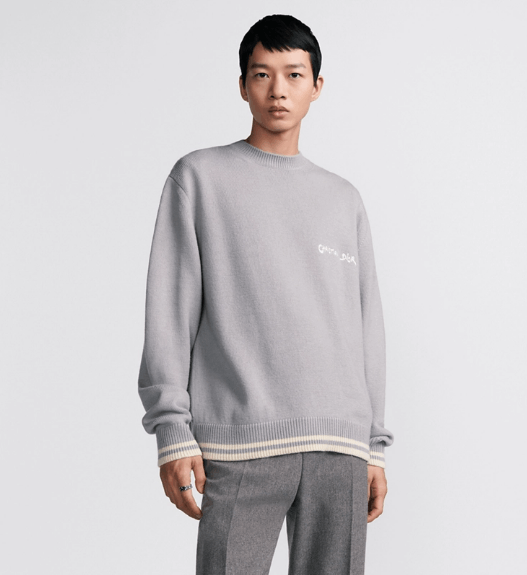 Dior o1w1db10525 443M65 Tag Sweater in Gray Size US M / EU 48-50 / 2 - 4 Thumbnail
