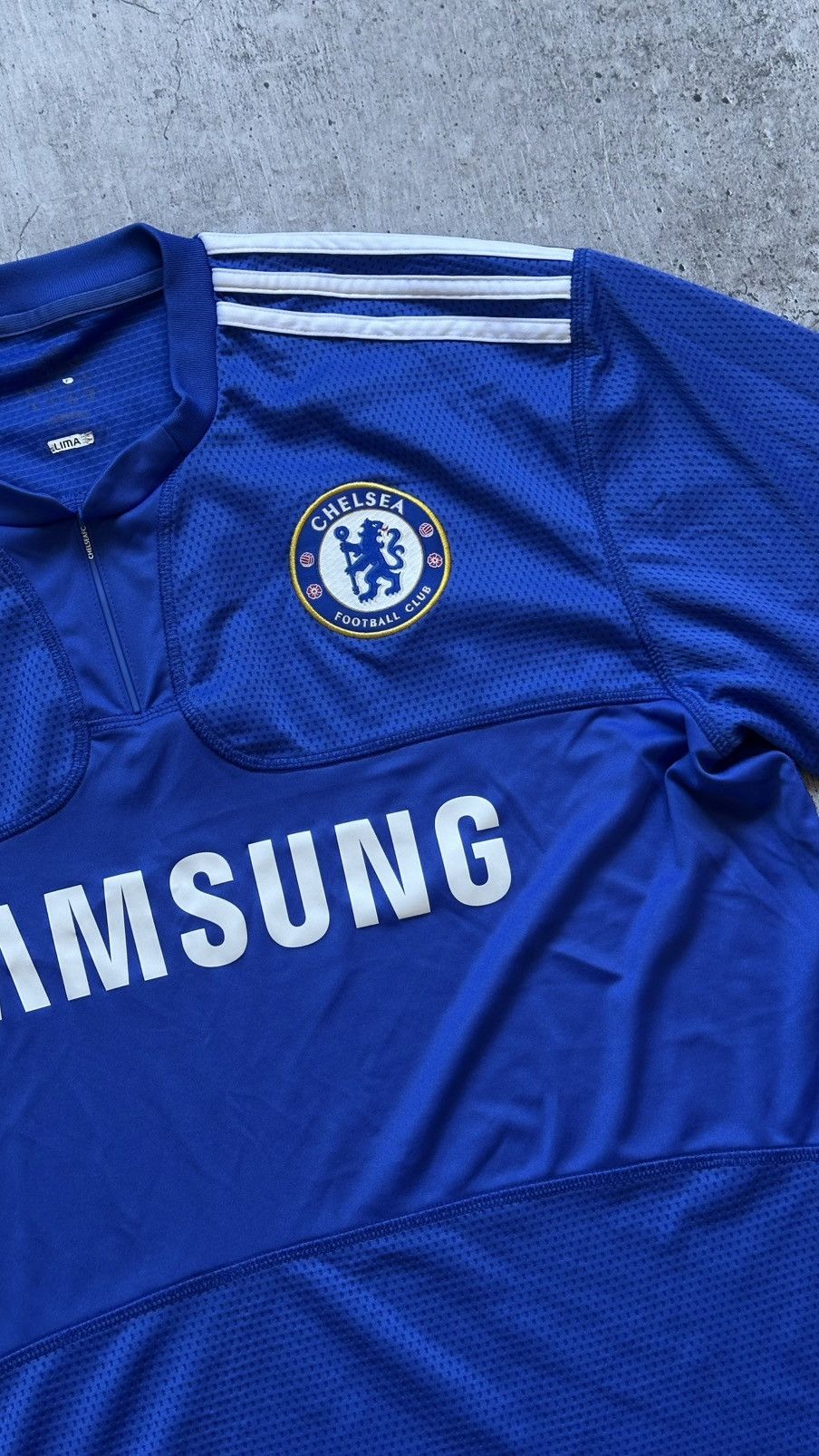 Adidas 2009/10 Adidas Chelsea FC Vintage Home Soccer Jersey Size US L / EU 52-54 / 3 - 7 Thumbnail