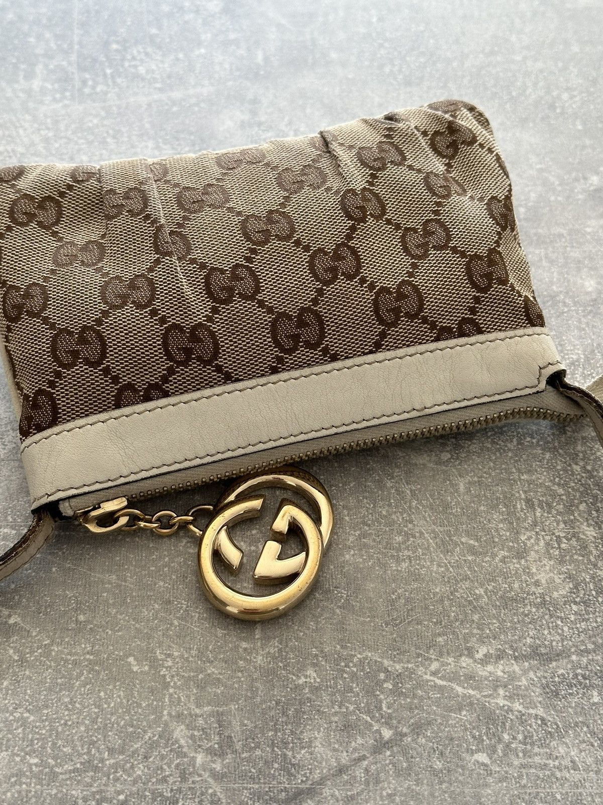 Gucci Gucci Mini Monogram Cross Body bag White/Beige 212216 Size ONE SIZE - 11 Thumbnail