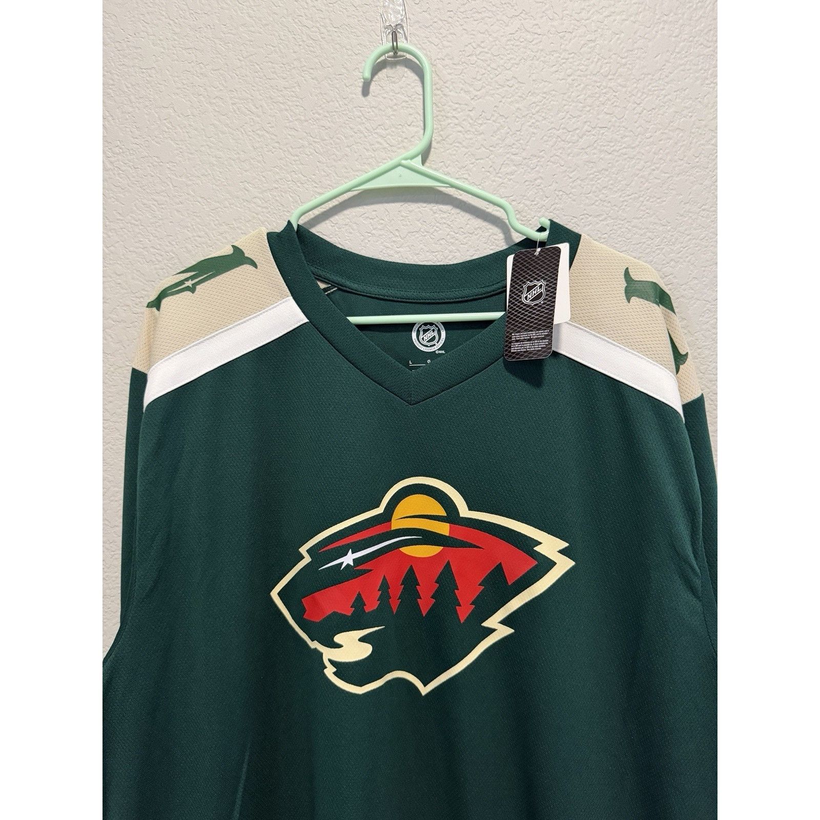 NHL Minnesota Wild Kirill Kaprizov 97 Jersey NHL Hockey Size XL Size US XL / EU 56 / 4 - 4 Thumbnail