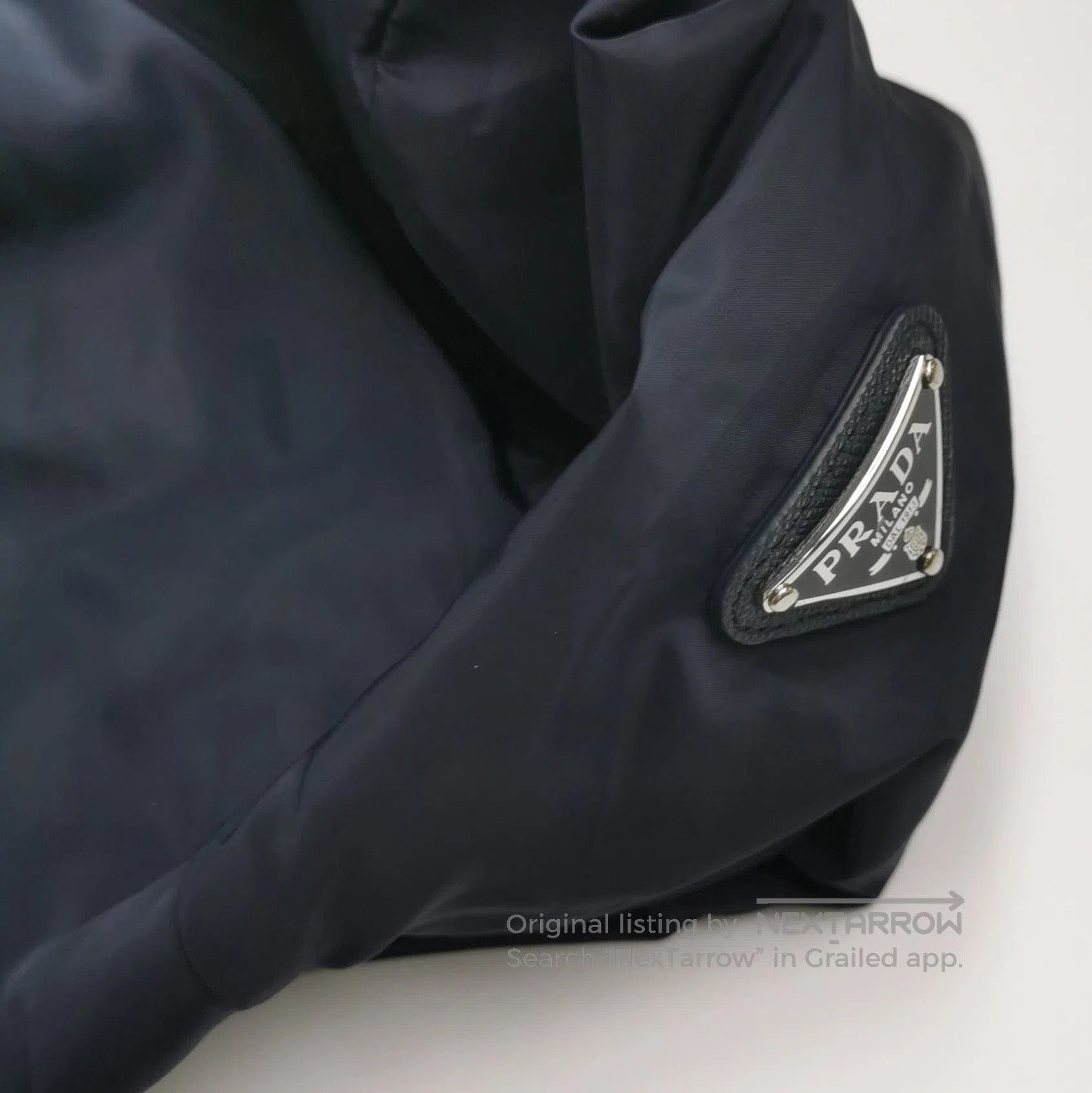 Prada Prada Hooded Long Sleeve Jacket in Black . Size US S / EU 44-46 / 1 - 2 Thumbnail