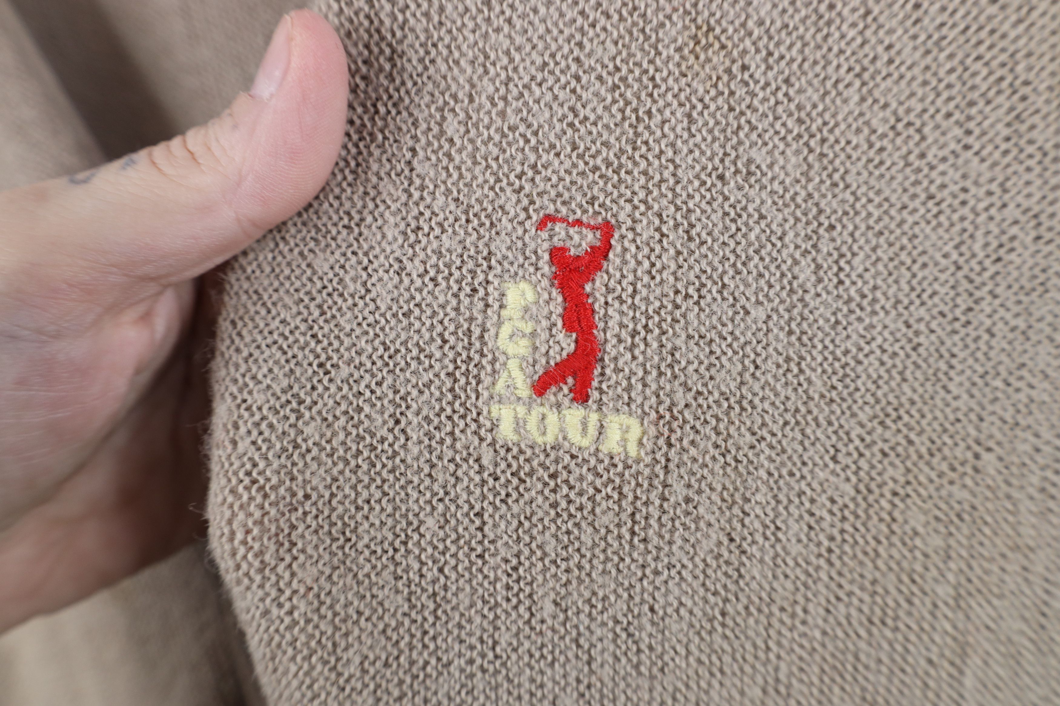 Vintage Vintage 70s 80s PGA Tour Knit Golf Cardigan Sweater USA Size US L / EU 52-54 / 3 - 4 Thumbnail