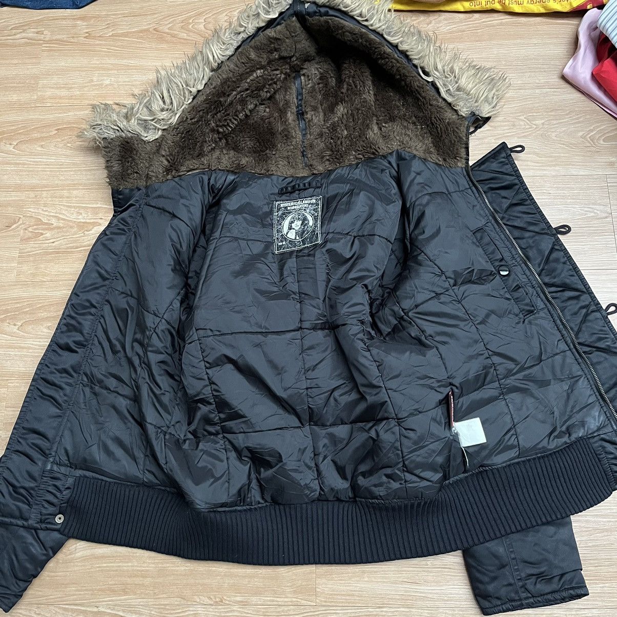 Hysteric Glamour Hysteric Glamour Bomber Fur Faux Jacket Primaloft Size M / US 6-8 / IT 42-44 - 5 Thumbnail
