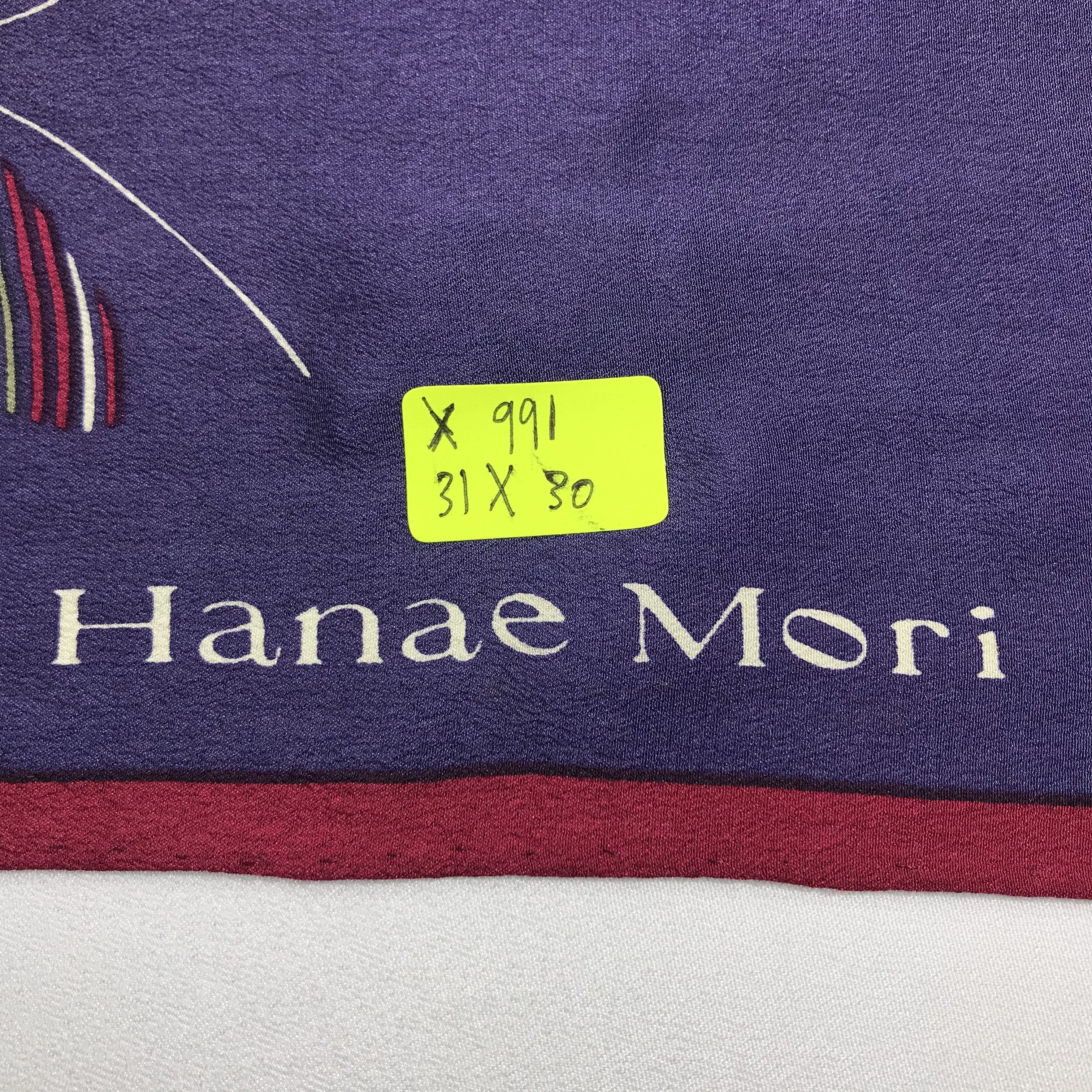 Hanae Mori Vintage Hanae Mori Silk Scarf Size ONE SIZE - 6 Thumbnail