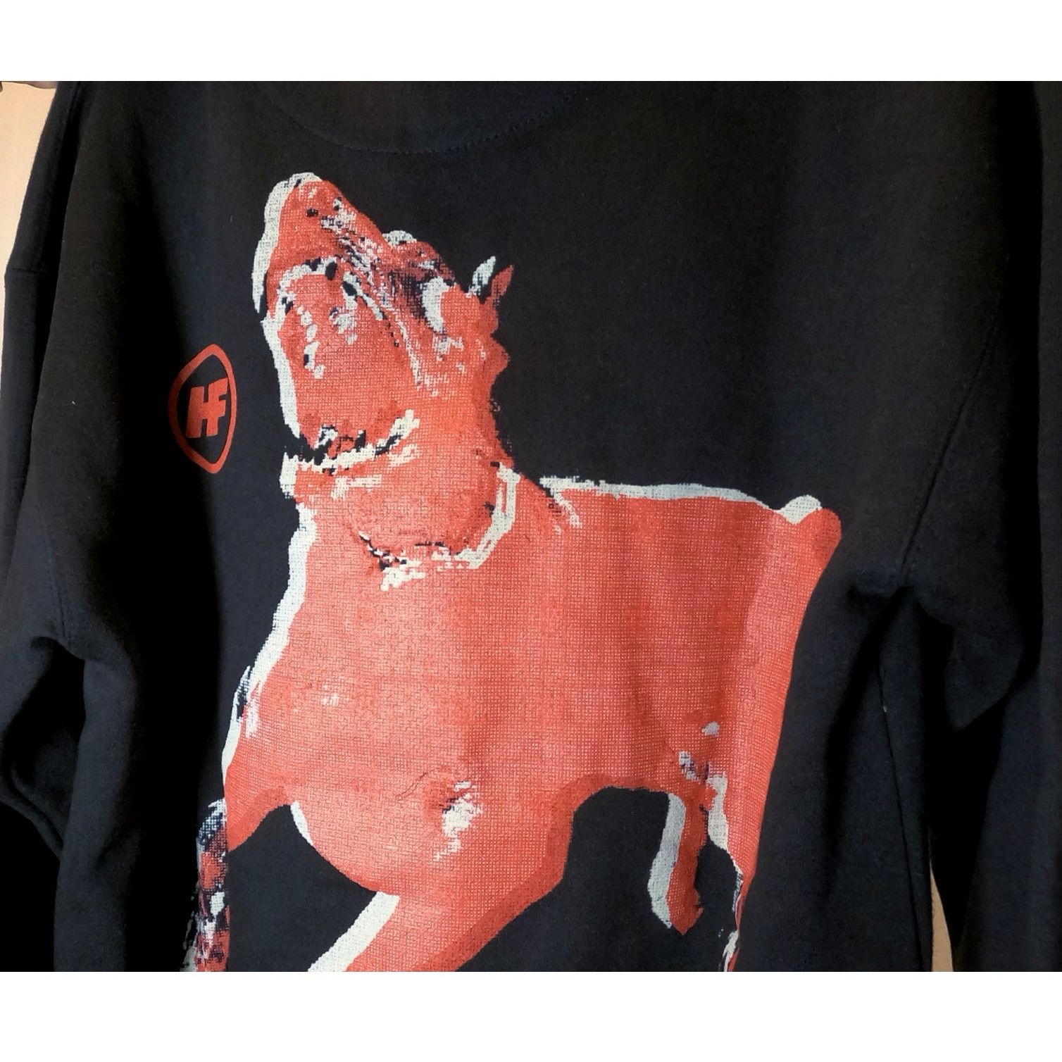 Homme + Femme La •NEW• Homme+Femme LA • Doberman Triplets Black Hoodie • MED Size US M / EU 48-50 / 2 - 10 Thumbnail