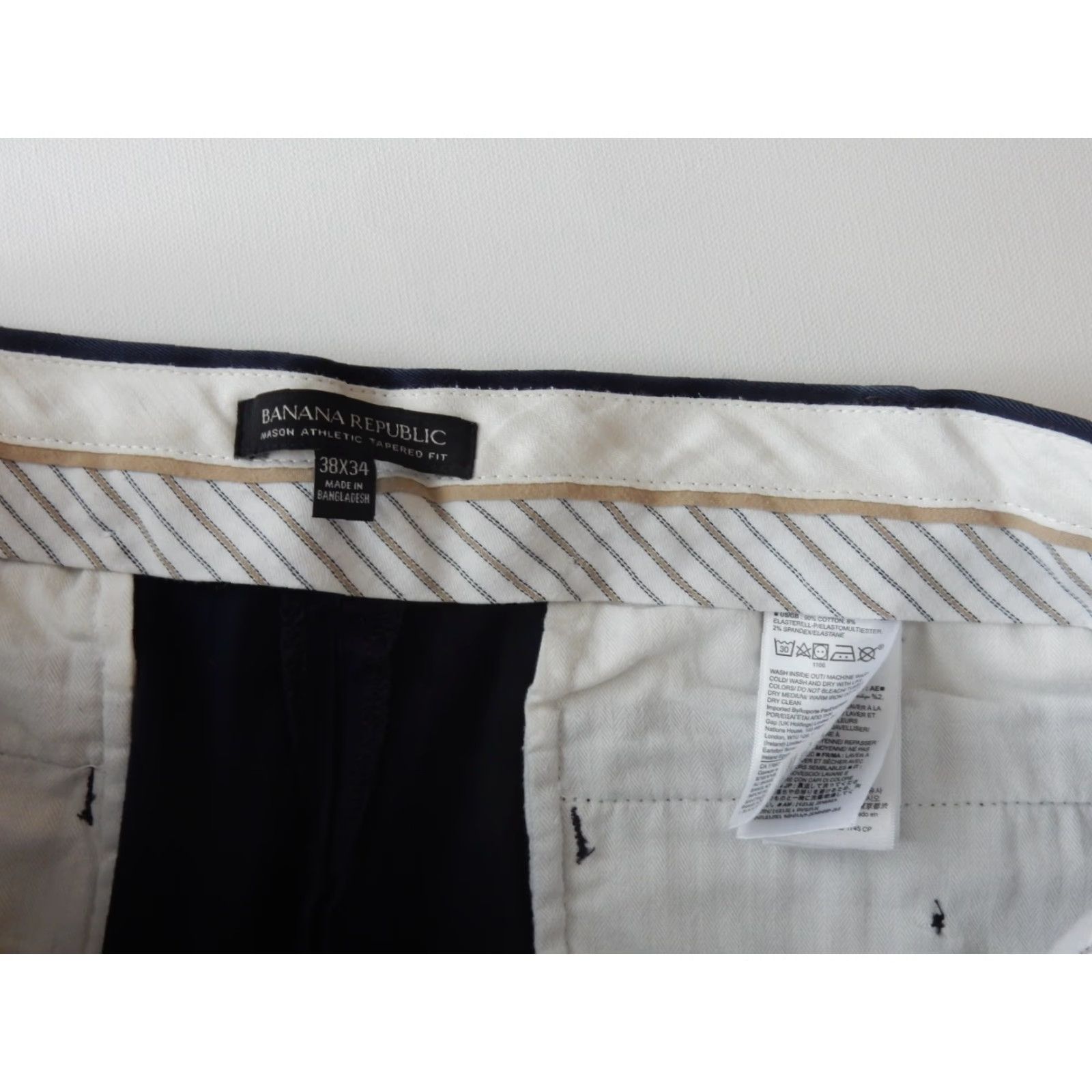 Banana Republic Banana Republic Men's Khaki Pants 38x34 Mason Athletic Tapered Fit Size US 38 / EU 54 - 4 Thumbnail