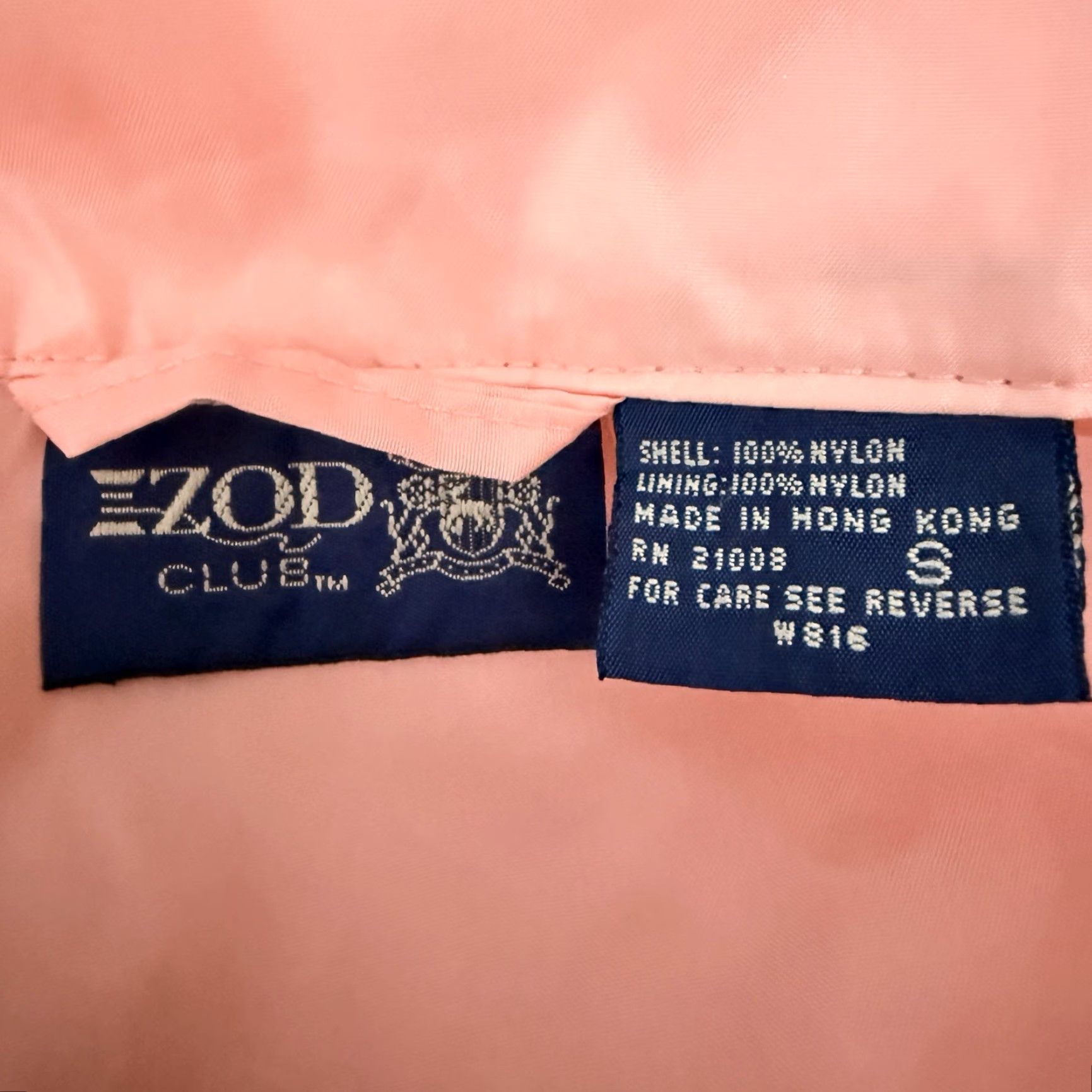 Izod VTG IZOD Club 100% Nylon Full Zip Windbreake Jacket Womens Size S Color Pink Features Full Zip Style Windbreaker Size S / US 4 / IT 40 - 4 Thumbnail