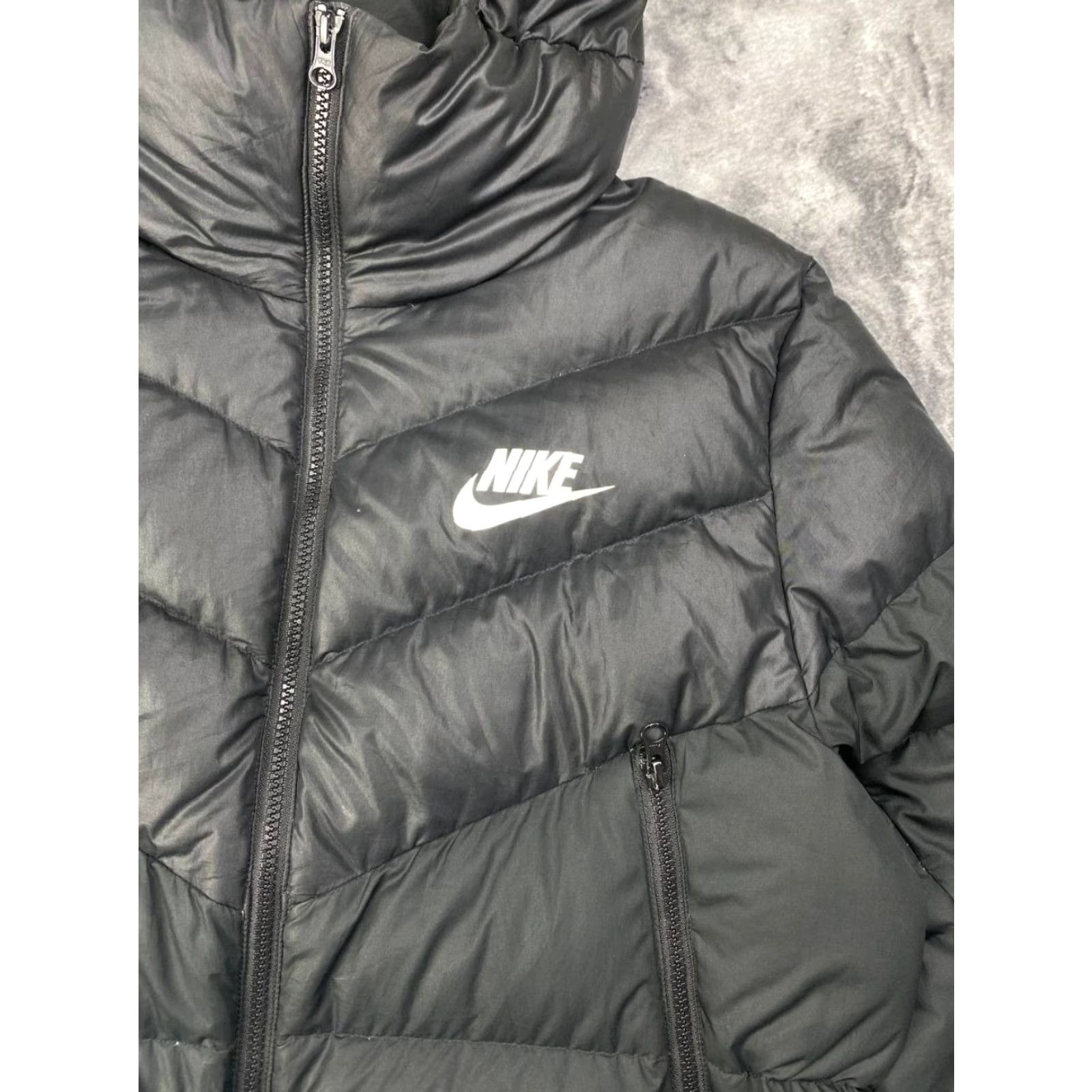 Nike Nike Windrunner Lightweight Duck Down Filled Puffer Jacket Men L Black Size US L / EU 52-54 / 3 - 3 Thumbnail