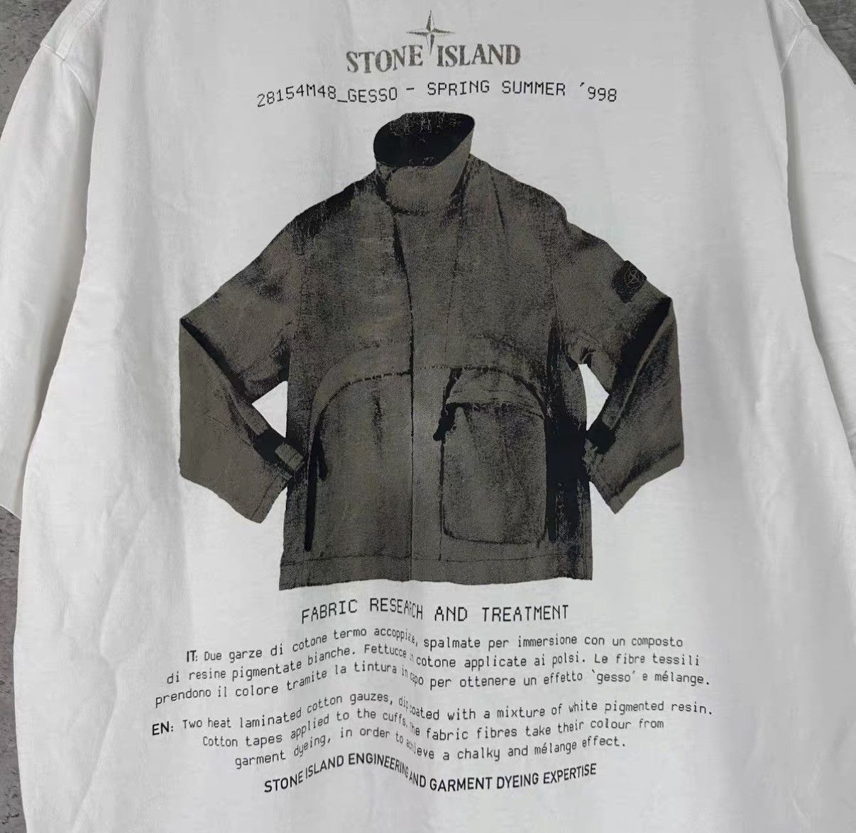 Stone Island Stone Island Archivo Series Short Sleeve J42 Size US XL / EU 56 / 4 - 3 Thumbnail