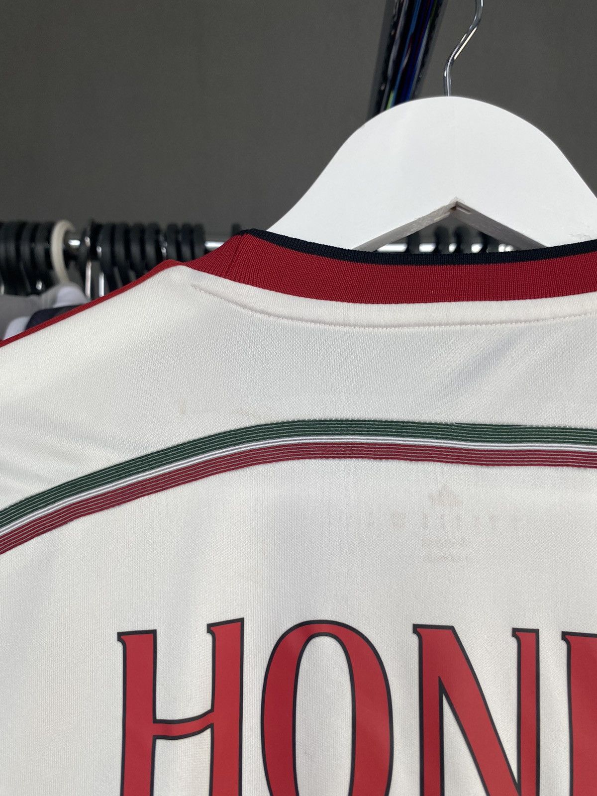 Adidas 2014/15 ADIDAS AC MILAN #10 HONDA SOCCER FOOTBALL JERSEY Size US S / EU 44-46 / 1 - 12 Thumbnail