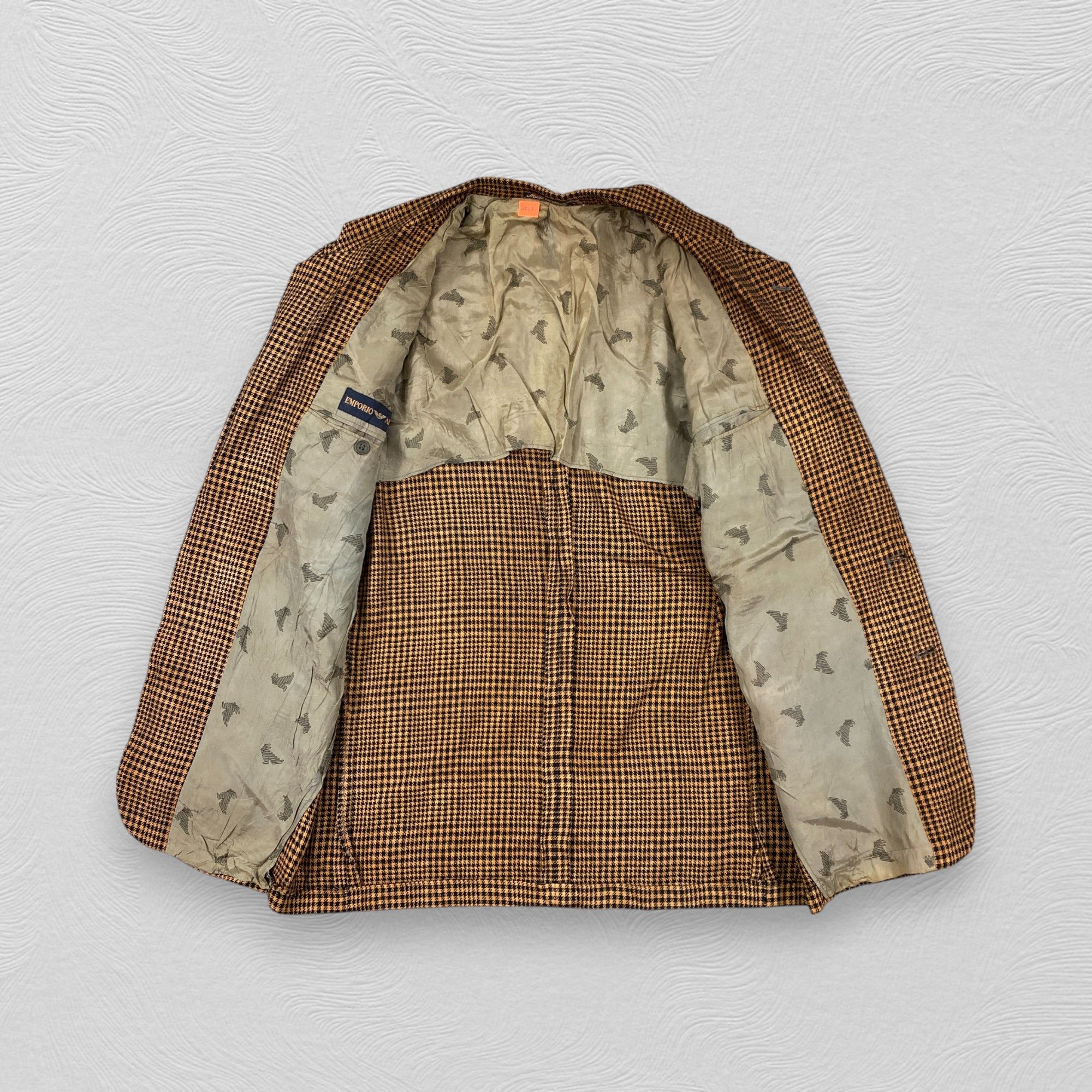 Emporio Armani Emporio Armani Checked Blazer Coat- J503 Size US M / EU 48-50 / 2 - 1 Thumbnail