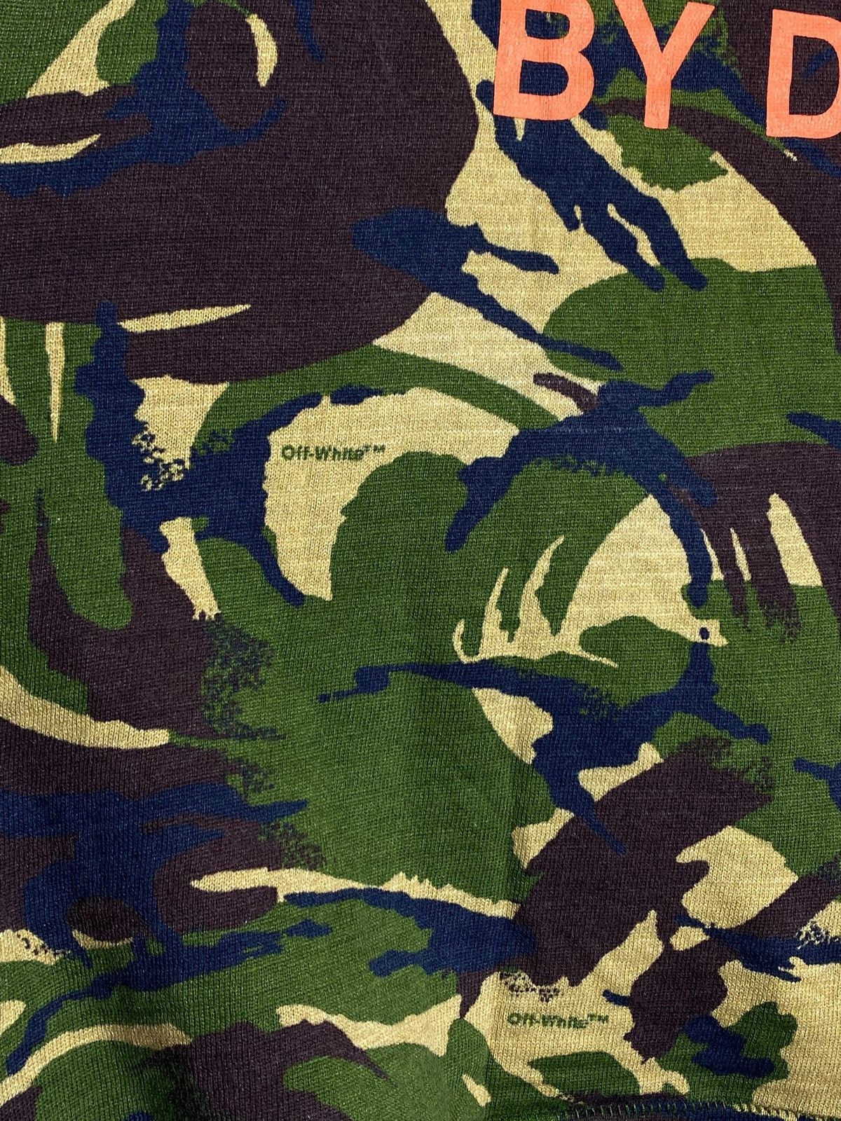 Off-White Off White Peace By Design Camouflage T-shirt Size US S / EU 44-46 / 1 - 7 Thumbnail