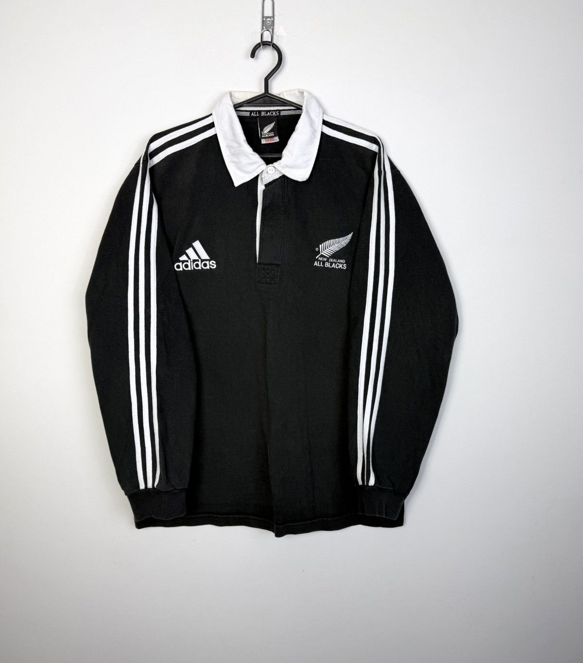 Adidas Bluza Adidas New Zealand All Blacks 1999 Rugby Vintage 90’s Size US L / EU 52-54 / 3 - 1 Thumbnail