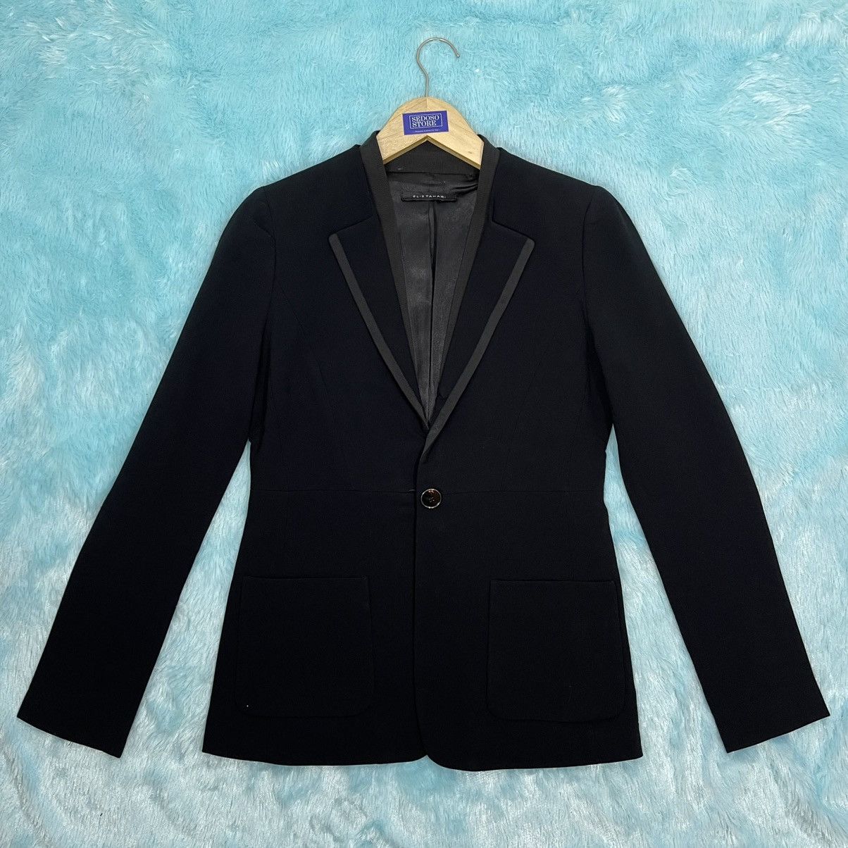 Elie Tahari Elegant Black Formal Blazer