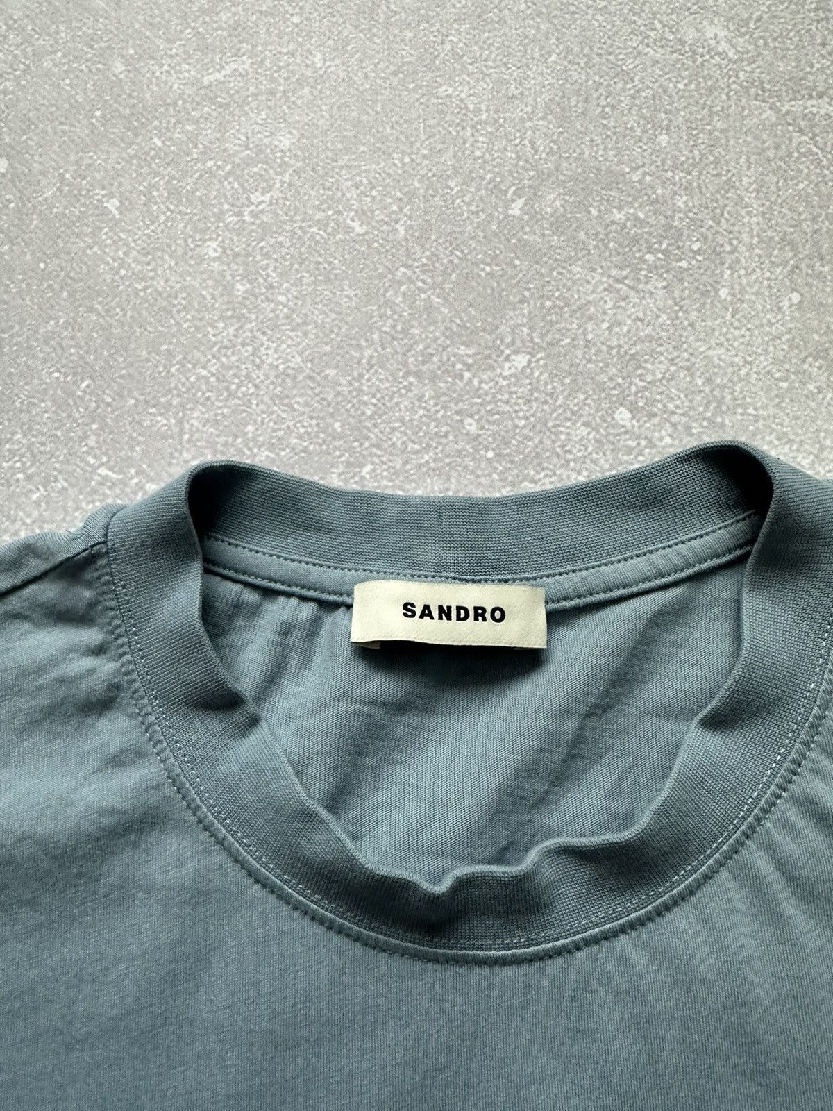 Sandro T-shirt Sandro short sleeve blue size M Size US M / EU 48-50 / 2 - 3 Thumbnail
