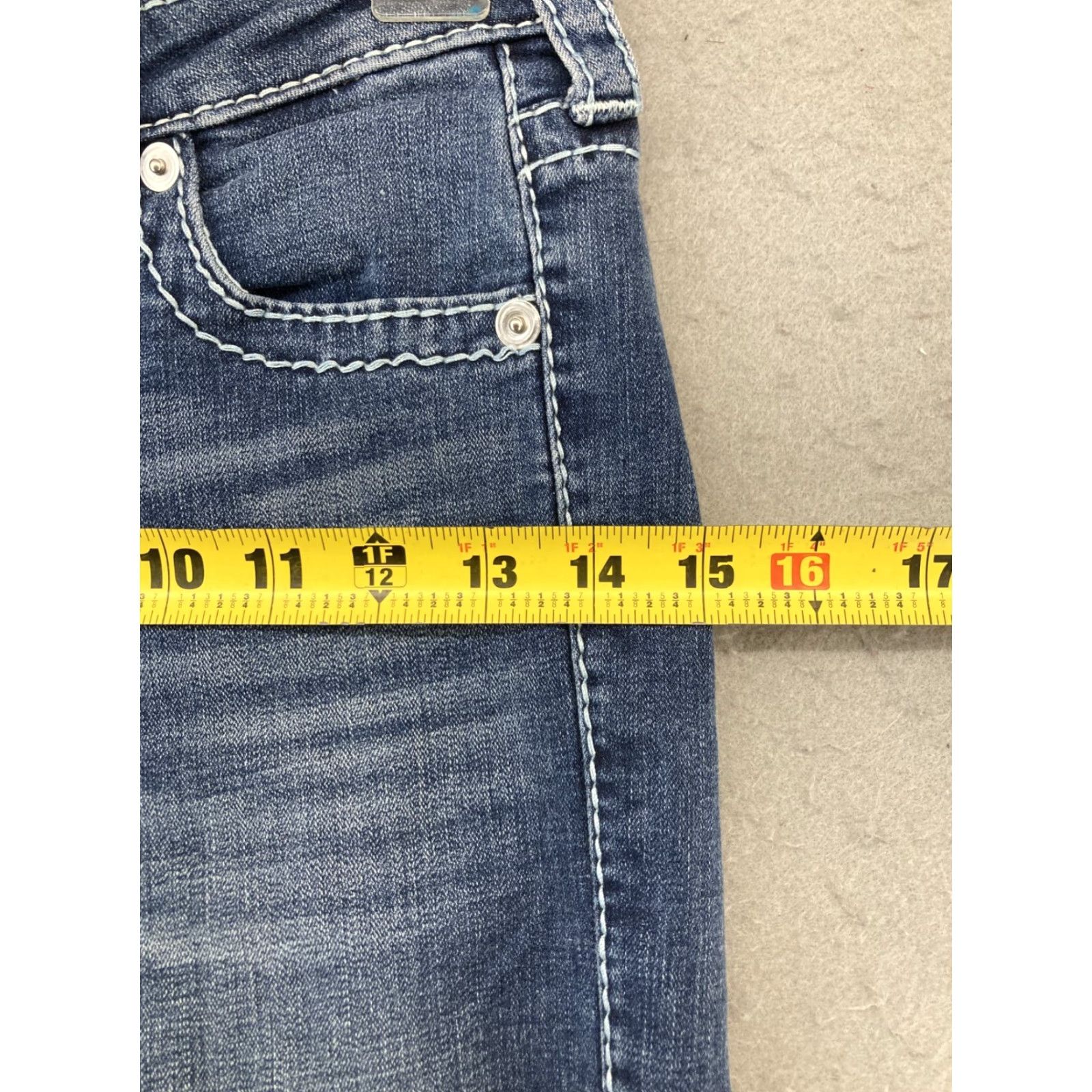 True Religion True Religion Jeans Womens 26 Denim Straight 26x26 Blue Stretch Pockets 5-Pocket Design Regular Jeans Mens Womens Boys Girls Size 26" / US 2 / IT 38 - 6 Thumbnail