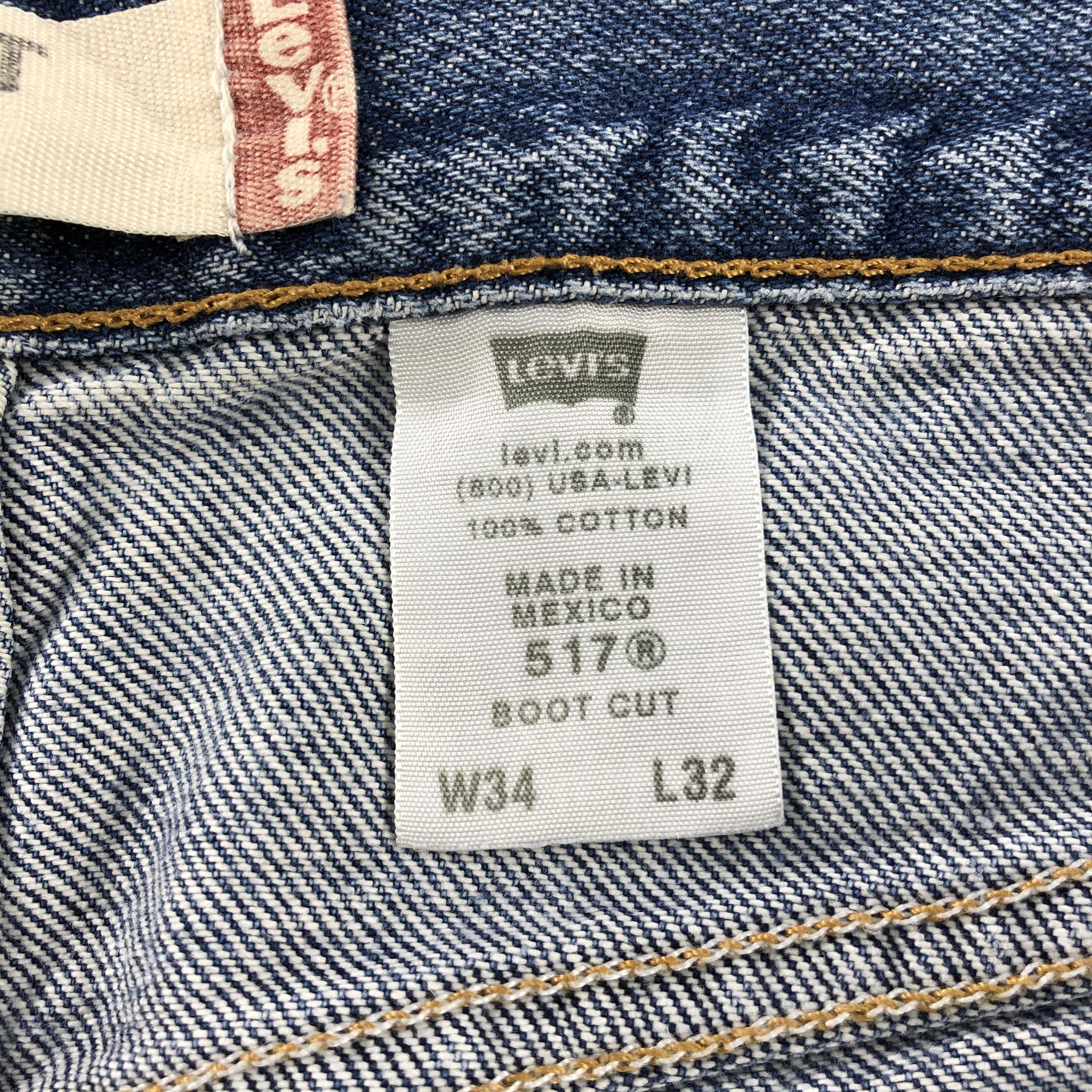 Levi's × Vintage Vintage Blue Wash Levis 517 Flare Jeans-JM1825 Size US 34 / EU 50 - 10 Thumbnail