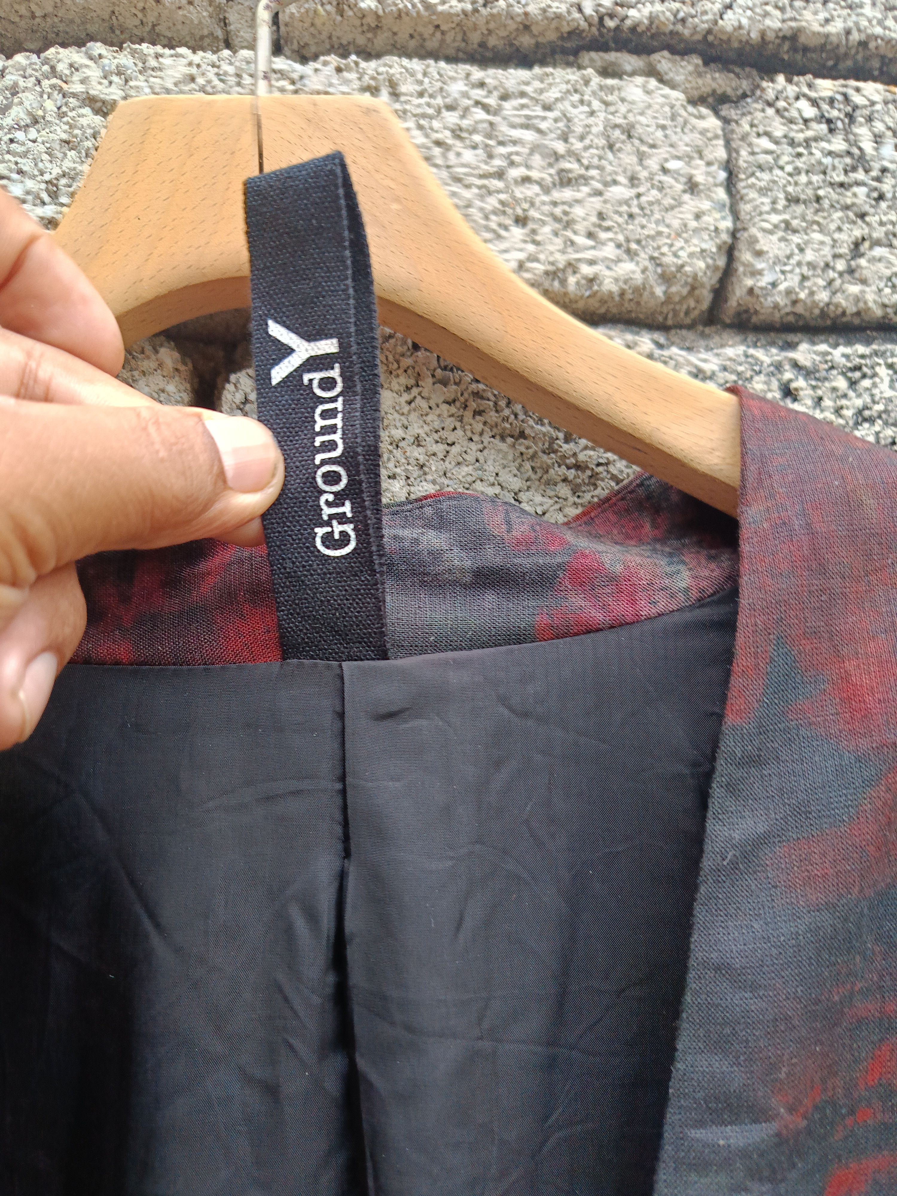 Ground Y SS2023 GROUNDY BY YOHJI YAMAMOTO FIREWORKS COLLARLESS JACKET Size US M / EU 48-50 / 2 - 15 Thumbnail