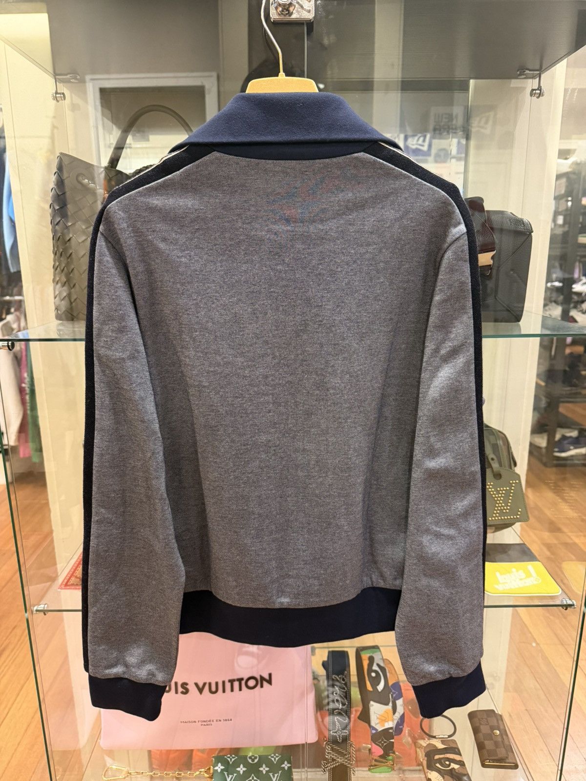 Miu Miu Miu Miu Deux-Tonal Knit Track Jacket Size US S / EU 44-46 / 1 - 2 Thumbnail