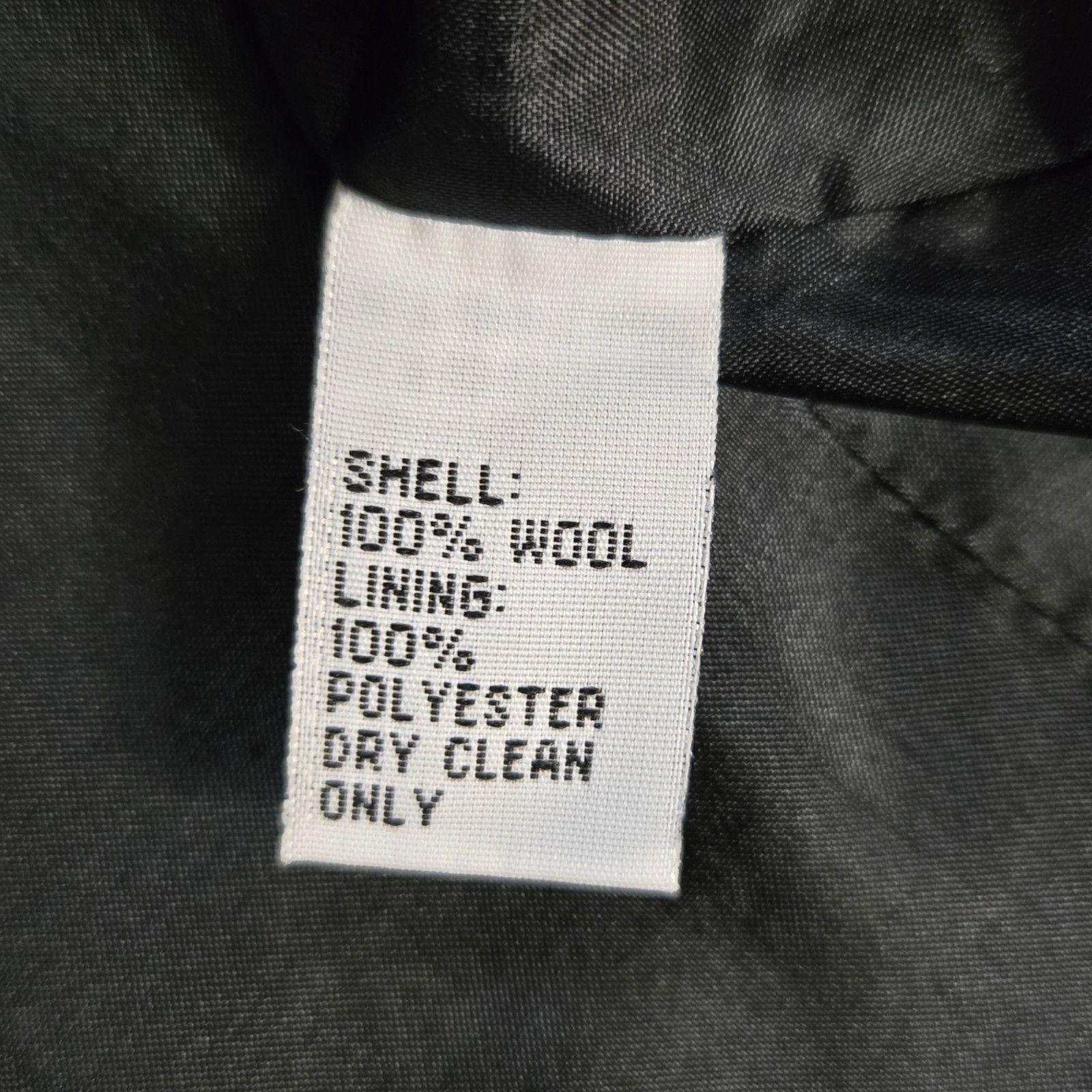 Vintage 90s Charcoal Gray Wool Single Breasted Blazer Jacket Size 10 Size L / US 10 / IT 46 - 6 Thumbnail