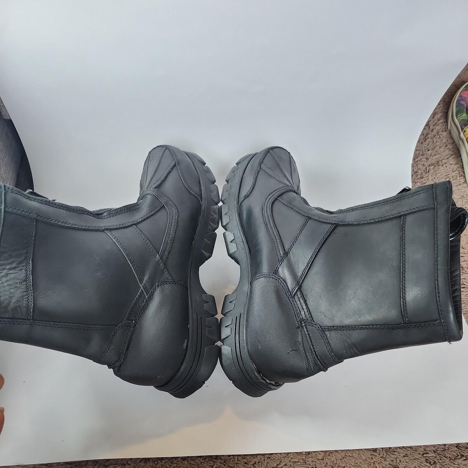 Polo Ralph Lauren VTG Polo Sport Ralph Lauren Black Leather Boots Sz 13D Size US 7.5 / IT 37.5 - 4 Thumbnail
