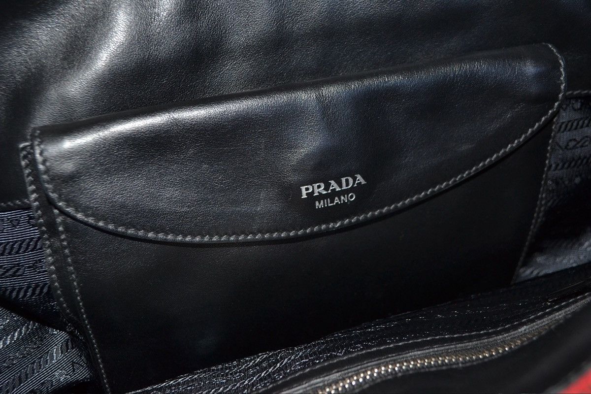 Prada Pre-Fall 2015 Tessuto Leopard Pony Hair Top Handle Satchel Size ONE SIZE - 13 Thumbnail