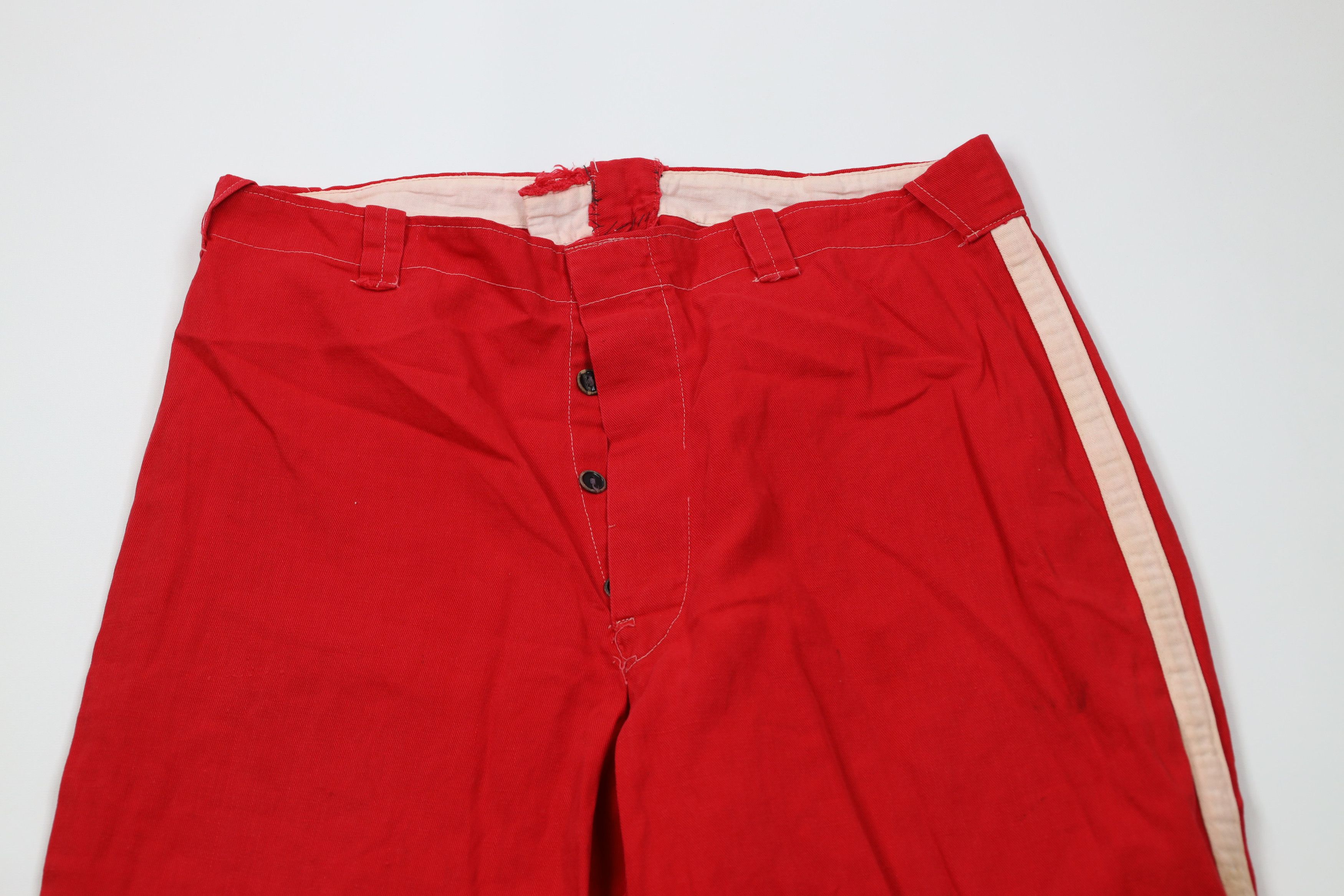Vintage Vintage 40s 50s Striped Button Baseball Uniform Pants USA Size US 34 / EU 50 - 2 Thumbnail