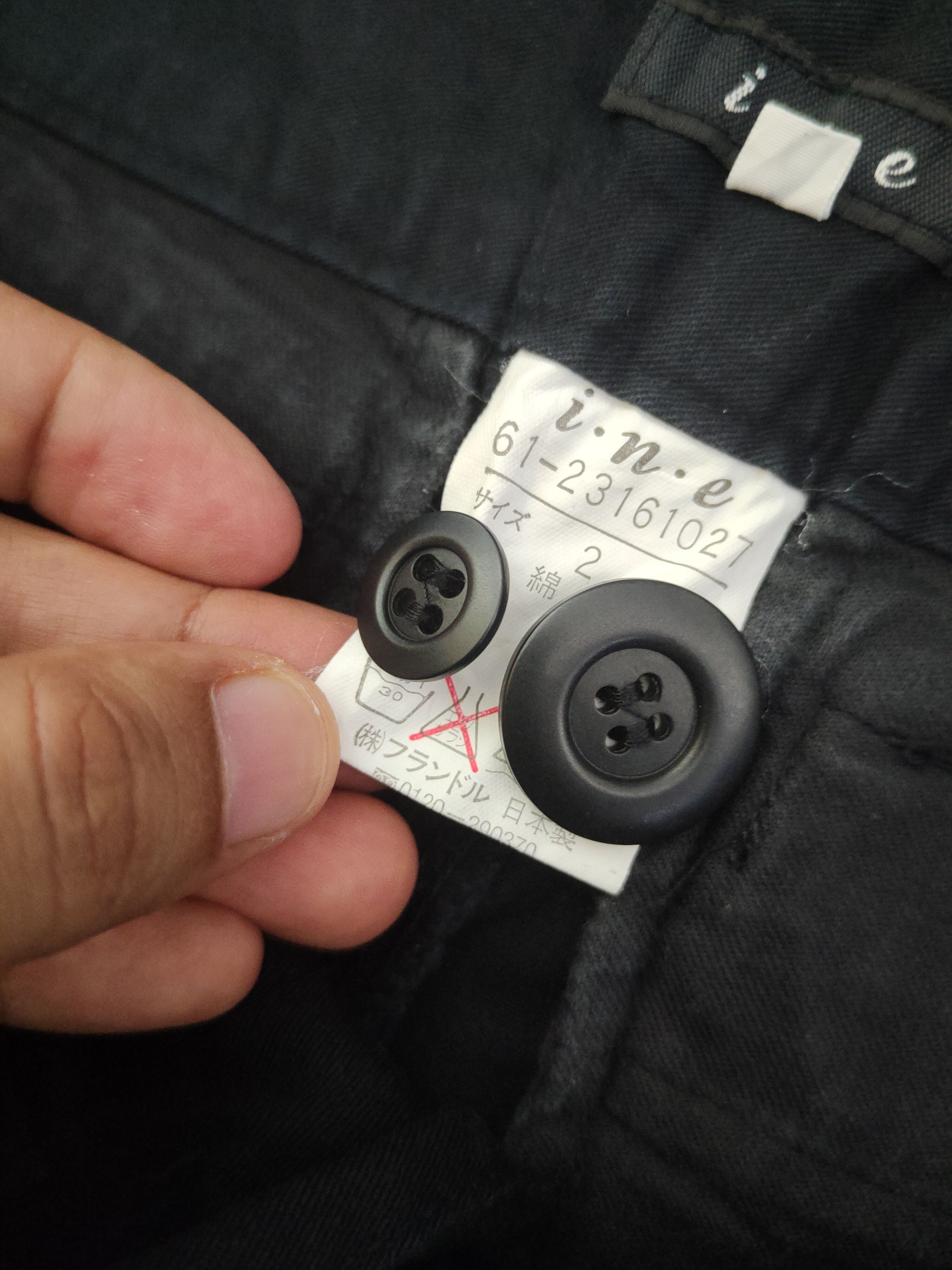 Japanese Brand DL i.n.e Navy Multipocket Tactical Cargo Pants #1928 Size US 30 / EU 46 - 12 Thumbnail