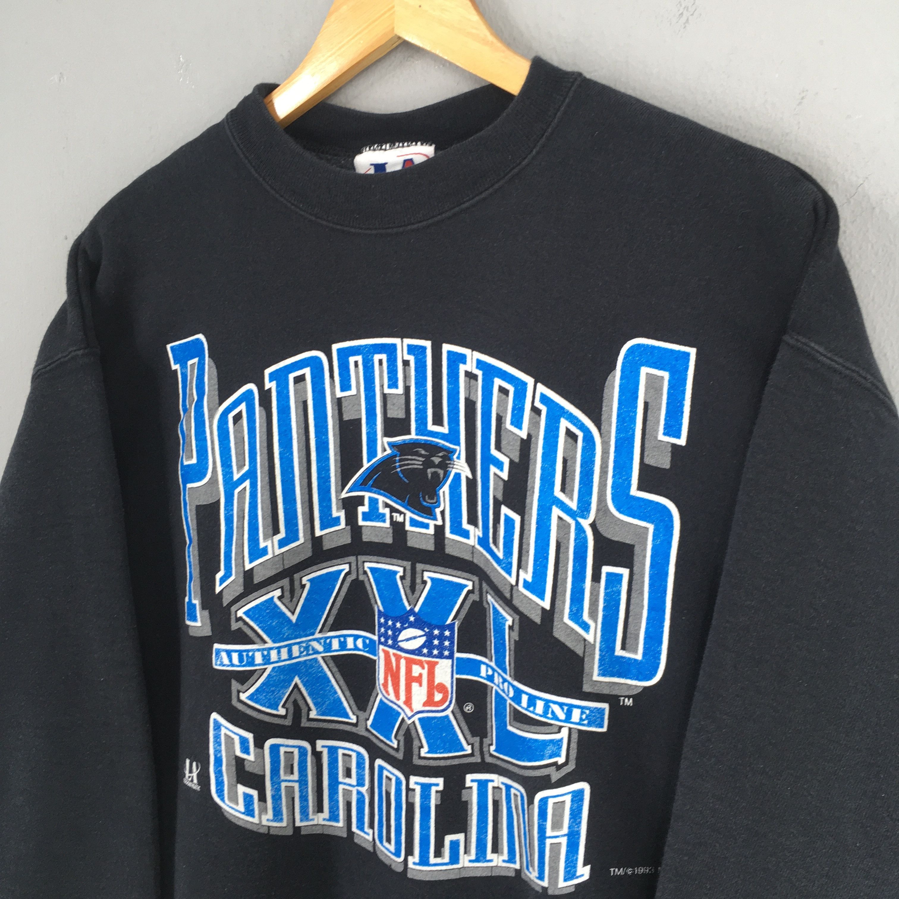 Logo Athletic × NFL × Vintage Vintage Carolina Panthers NFL Sweatshirt Medium Size US M / EU 48-50 / 2 - 3 Thumbnail