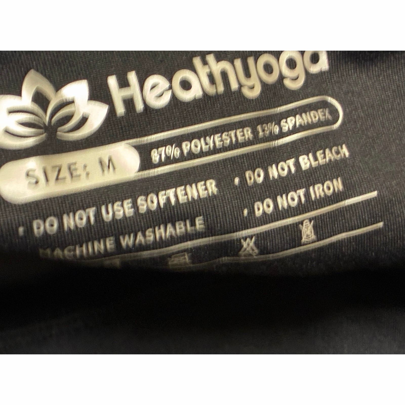 The Unbranded Brand Heathyoga Women’s Black Breathe In Bliss Out Pants Sz Medium Size 30" / US 8 / IT 44 - 5 Thumbnail