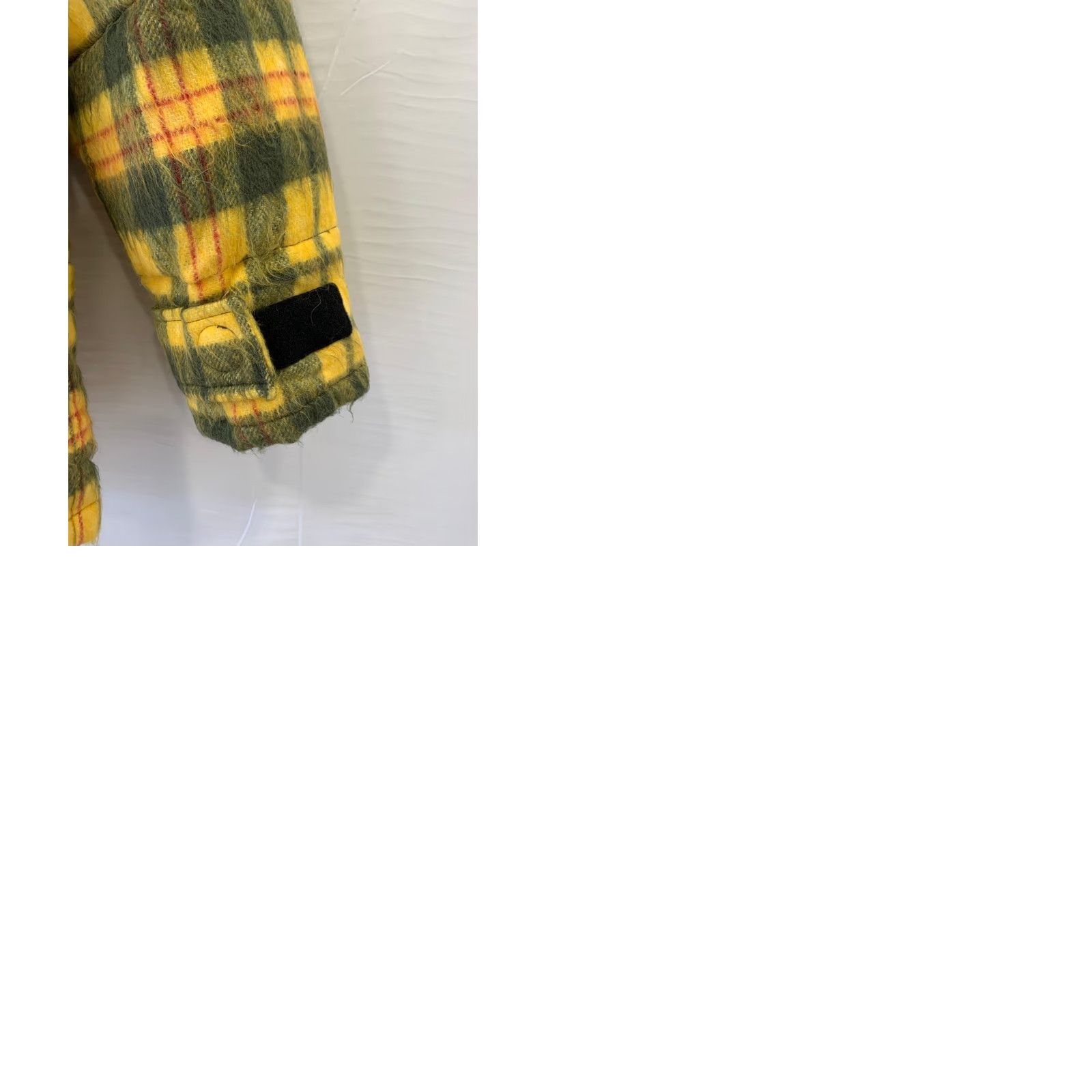 The North Face VINTAGE The North Face Brown Label Plaid Puffer Parka Jacket Mens M Yellow Wool Size US M / EU 48-50 / 2 - 11 Thumbnail