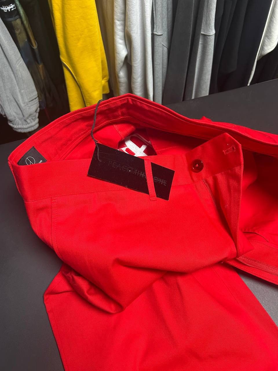 PEACEMINUSONE PMO WORK PANTS RED PEACEMINUSONE WORK PANTS