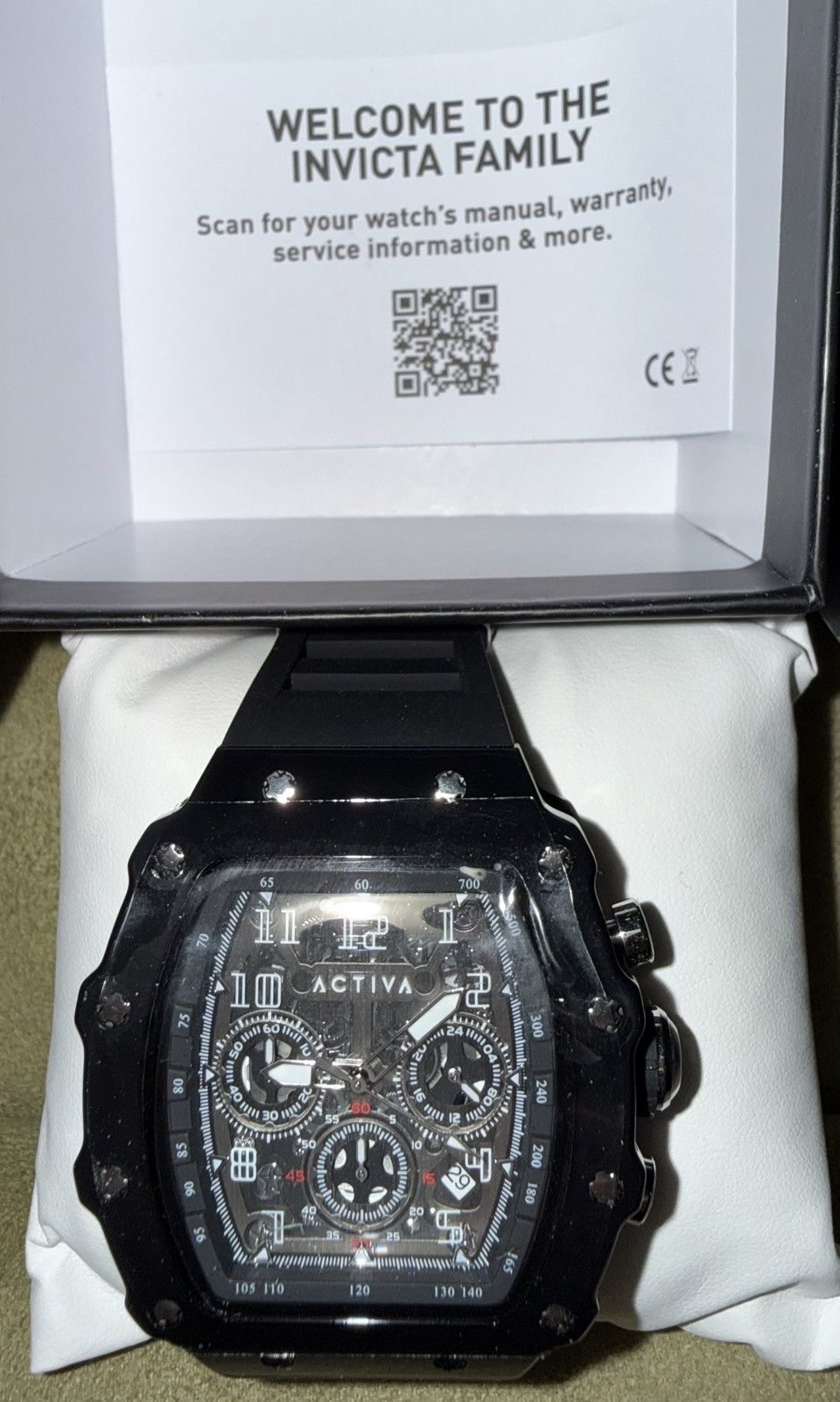Invicta Invicta x Activa Fury mens Quartz wrist watch 44.3mm NEW!! Size ONE SIZE - 11 Thumbnail