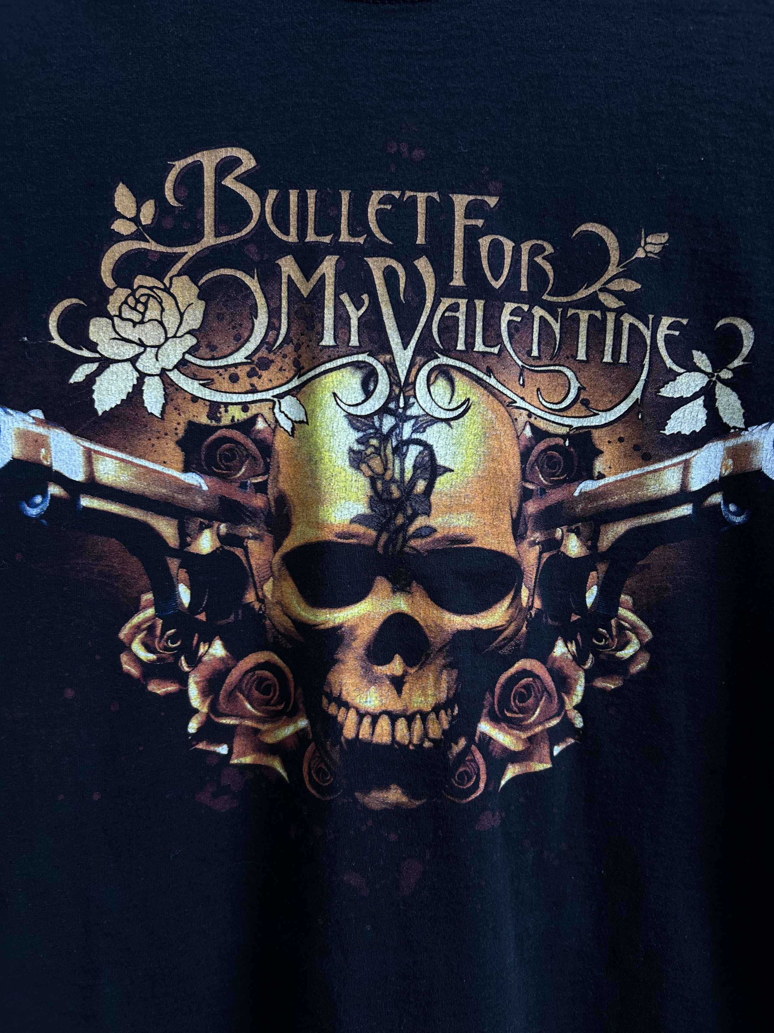 Band Tees Vintage 2000s Bullet For My Valentine Rock Band Tour T-shirt Size US M / EU 48-50 / 2 - 6 Thumbnail