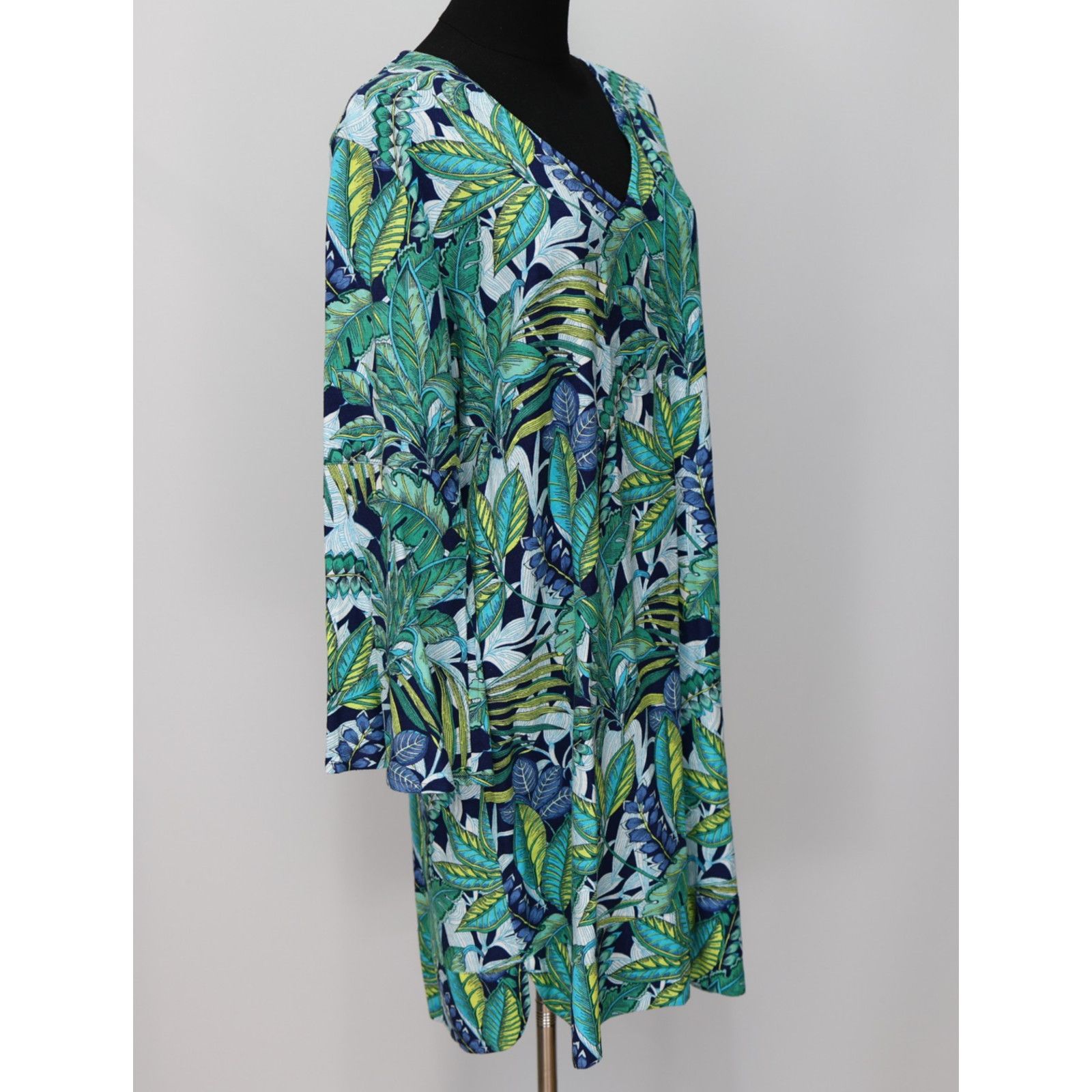 Soft Surroundings NWT SOFT SURROUNDINGS Soleil Linen Blend Dress Sz L $120 Size L / US 10 / IT 46 - 3 Thumbnail