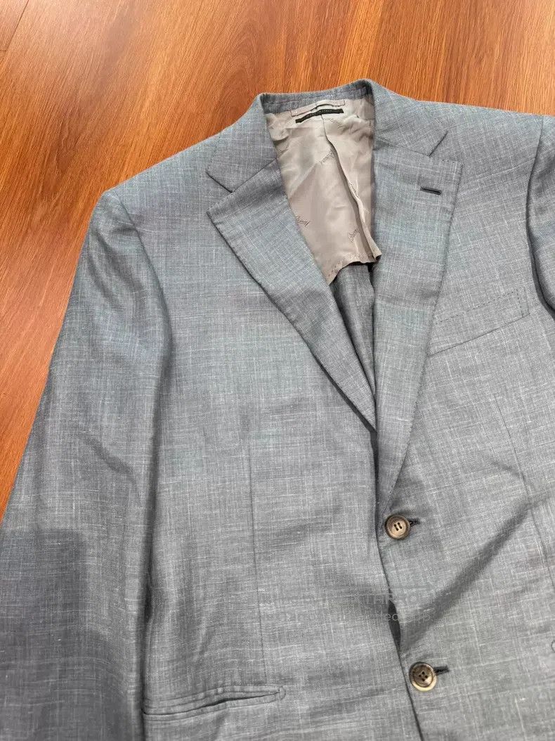 Brioni Brioni Silk Suit, Blue Size US M / EU 48-50 / 2 - 2 Thumbnail