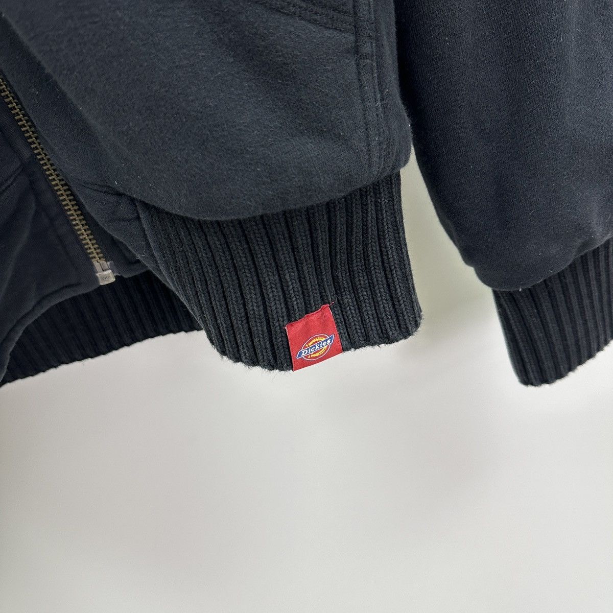 Dickies Vintage 00s Dickies Zip Up Sherpa Hoodie Black y2k workwear Size US M / EU 48-50 / 2 - 4 Thumbnail