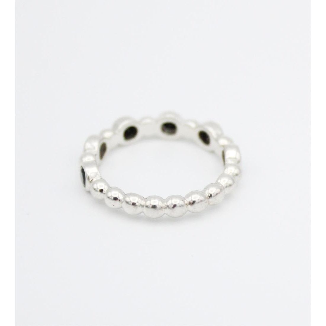 Tiffany & Co. TIFFANY & CO Sterling Silver Ziegfeld Black Spinel Band Ring Size ONE SIZE - 6 Thumbnail