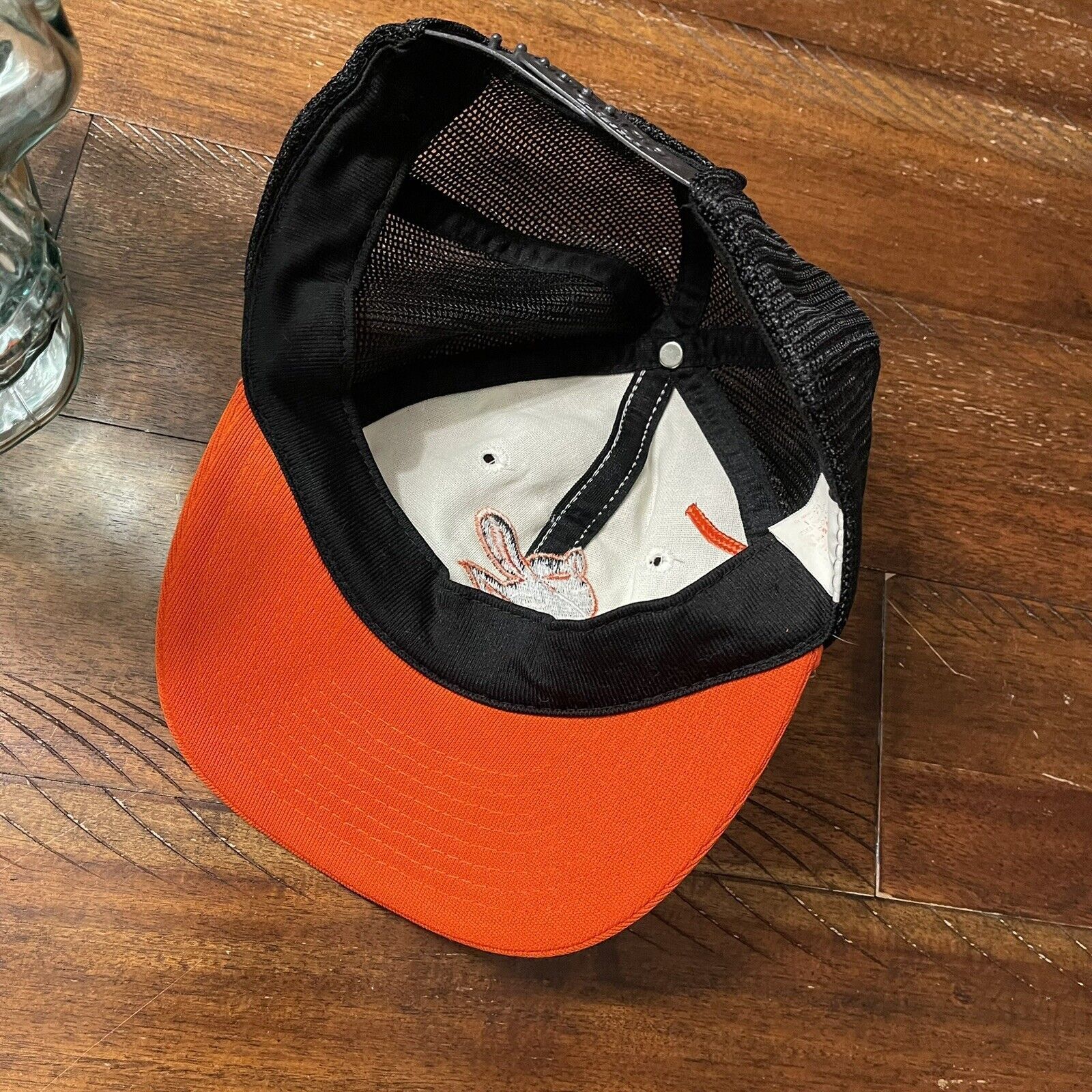 MLB Vtg Cartoon Bird Baltimore Orioles Snap Back Truckers Cap Size ONE SIZE - 9 Thumbnail
