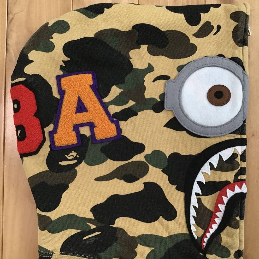 Bape Minions × BAPE camo Shark Full Zip Hoodie a bathing ape Size US L / EU 52-54 / 3 - 3 Thumbnail