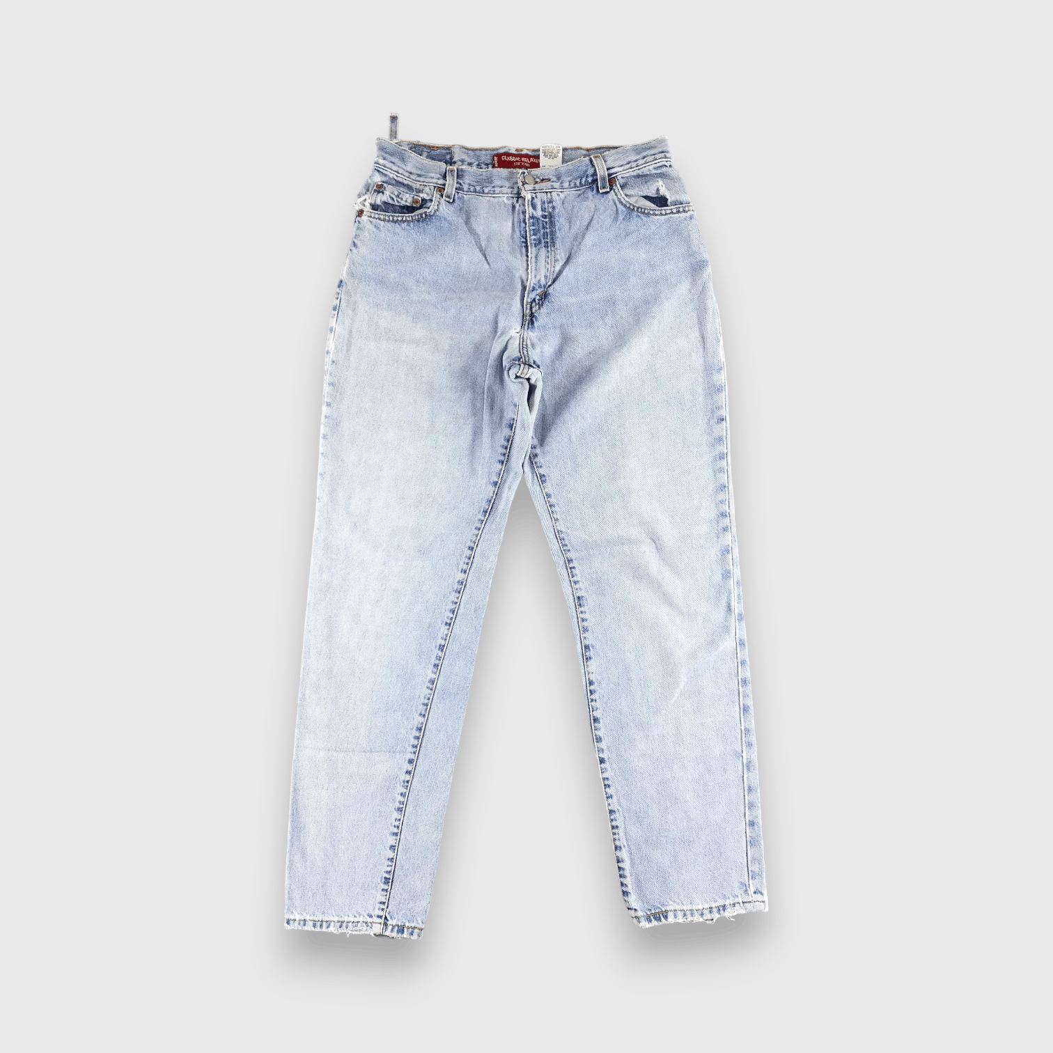 Levi's Vintage Levis 550 Jeans Distressed Faded Blue -J584 Size US 33 - 1 Thumbnail