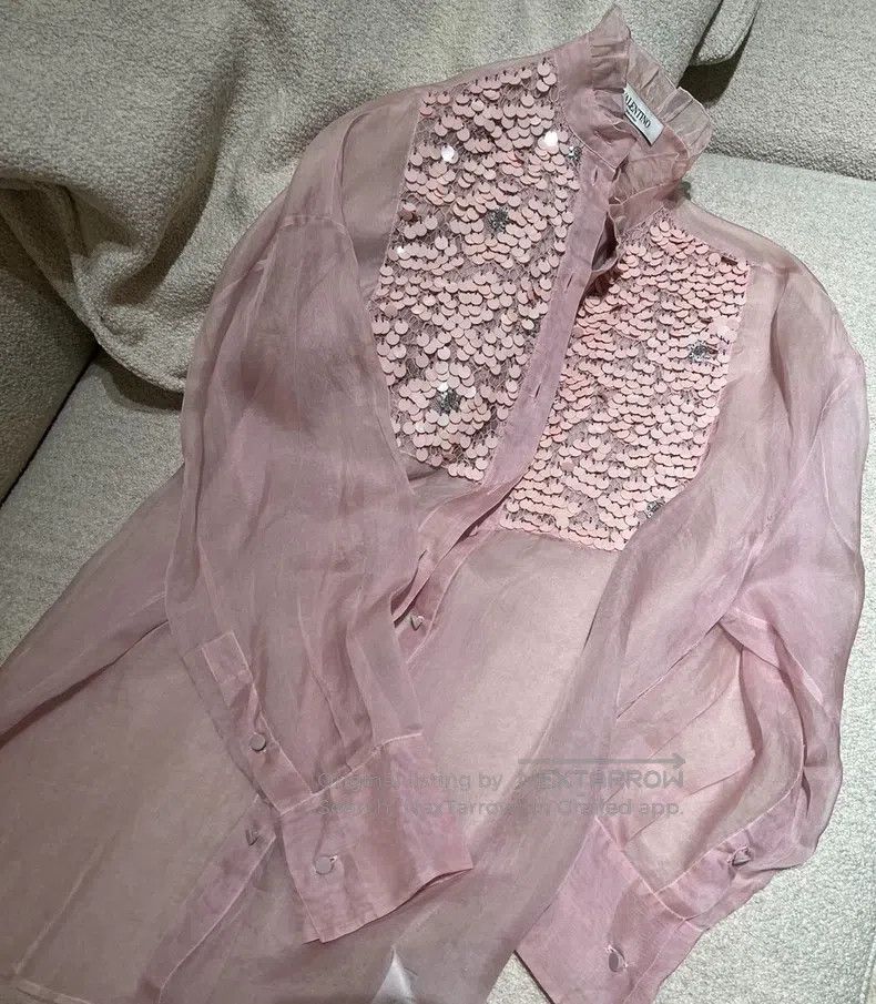 Valentino Valentino Mulberry silk long-sleeved top Size S / US 4 / IT 40 - 5 Thumbnail