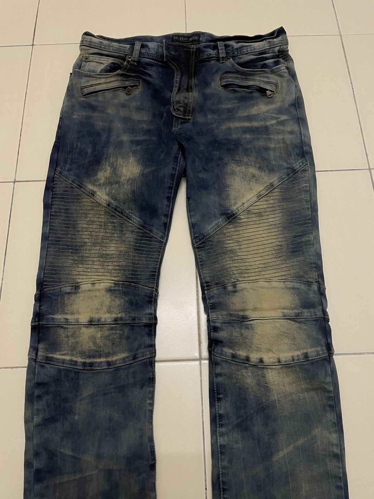 In The Attic In The Attic Punk Rockabilly Bikers Denim Size US 31 - 2 Thumbnail
